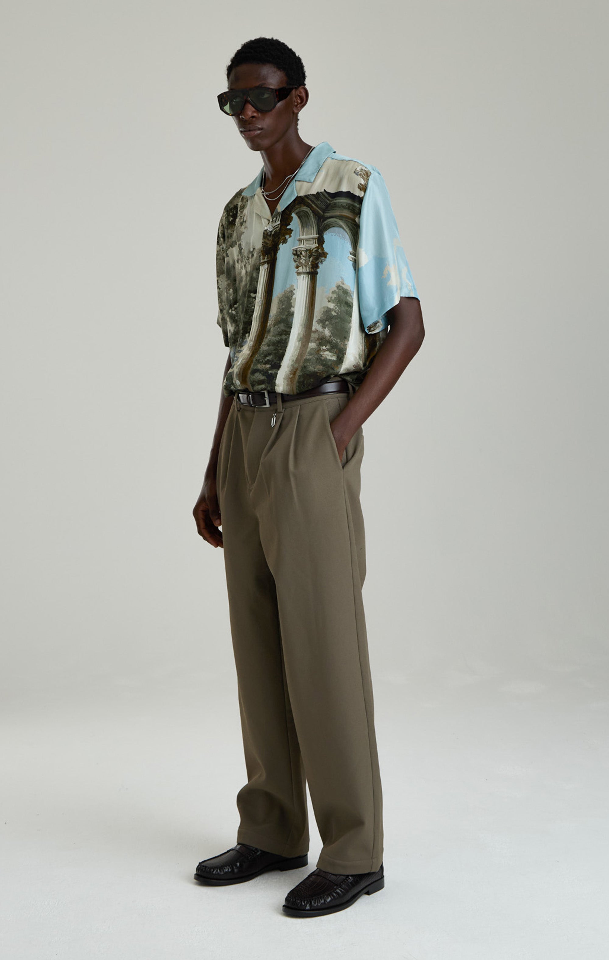 ECHOES OF ANGELS SILK SHIRT