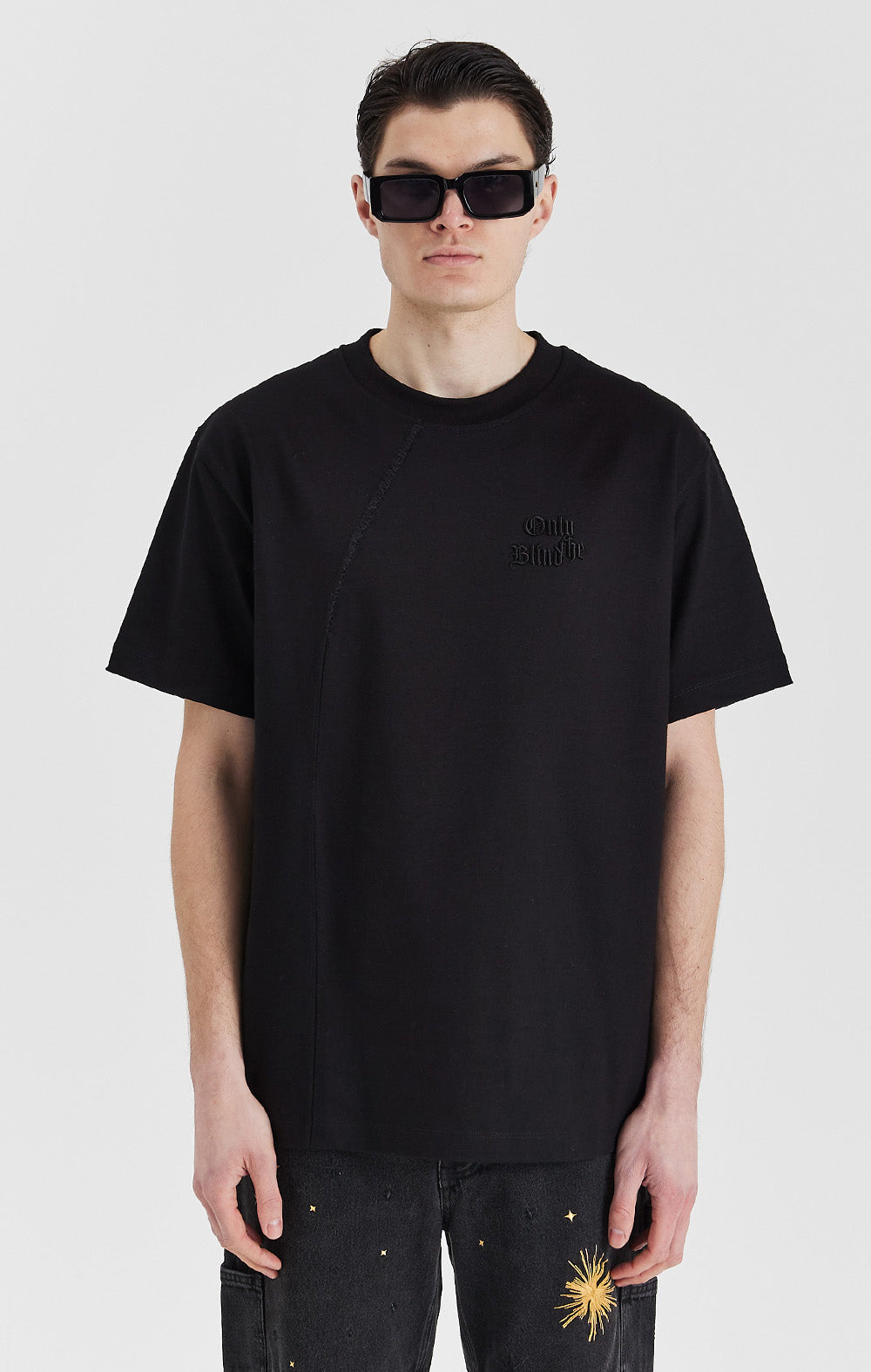 Midnight Split Statement T-shirt - ONLY THE BLIND™