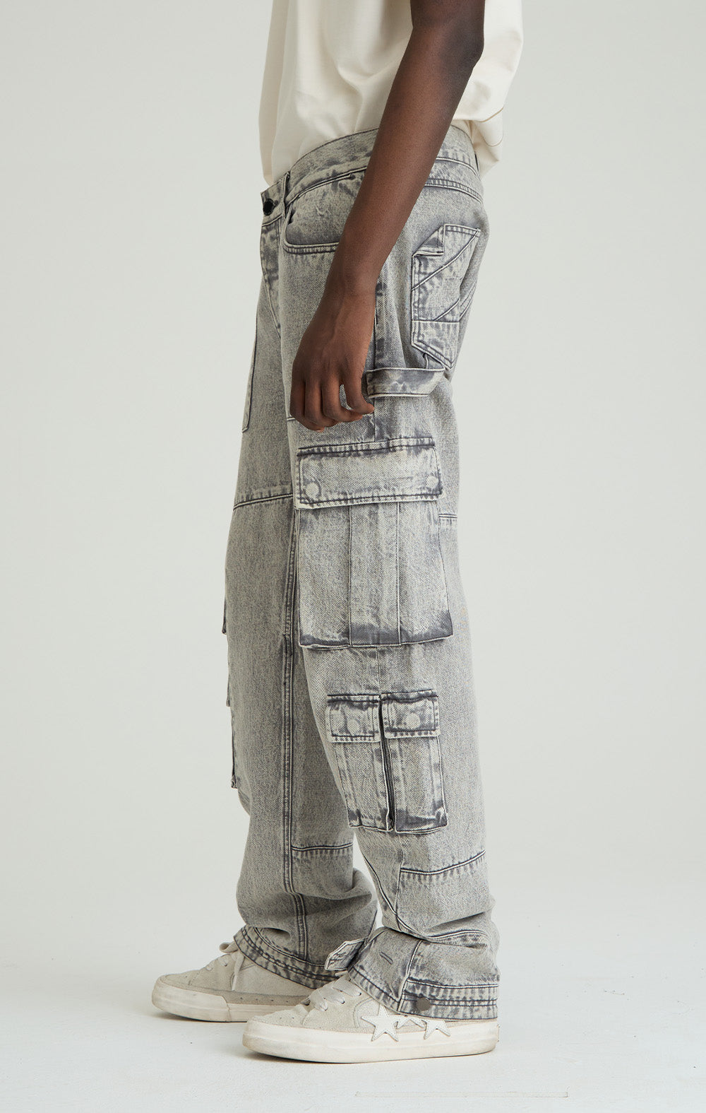 Silver Rock Denim Cargo Jeans