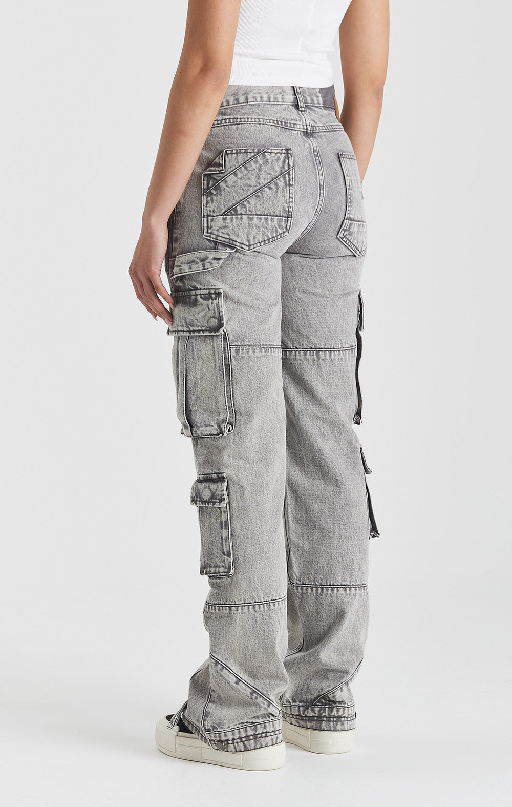 Silver Rock Denim Cargo Jeans - ONLY THE BLIND™
