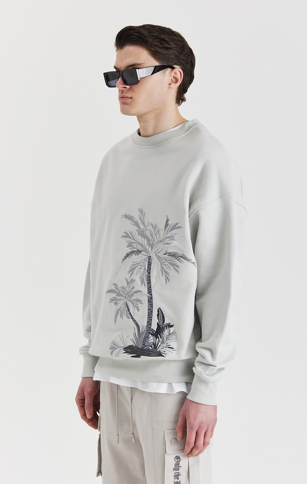 Lunar Rock Palm Crewneck