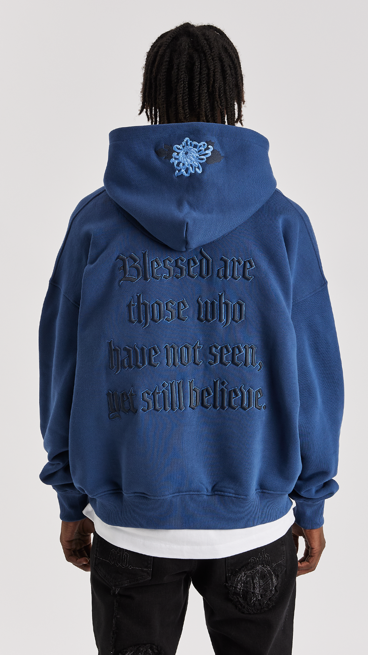 Azure Tiger Statement Hoodie