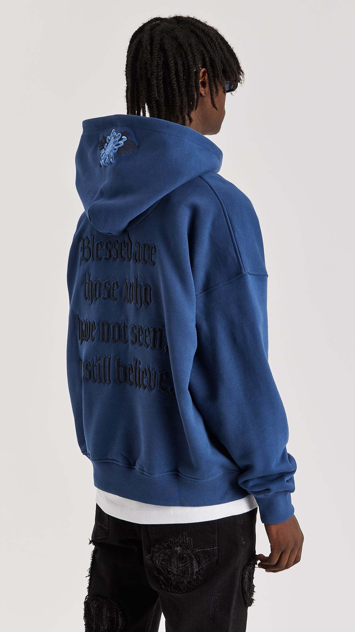 Azure Tiger Statement Hoodie