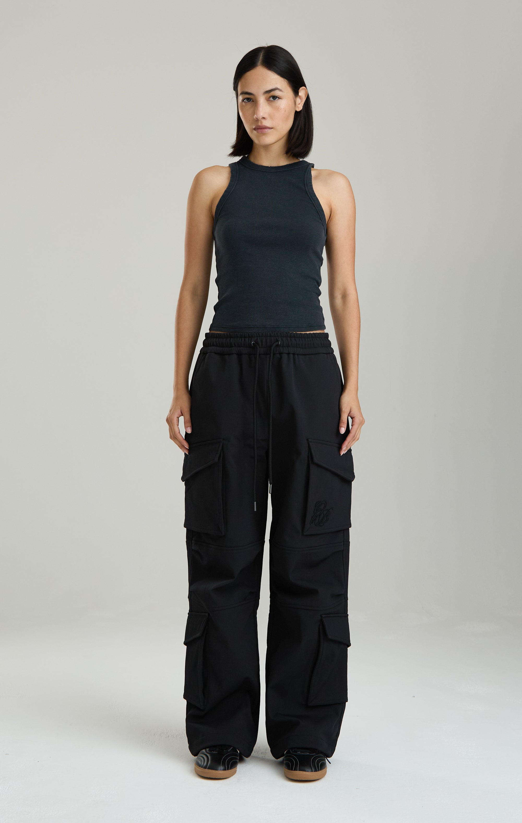 GRAPHITE UTILITY CARGO PANTS