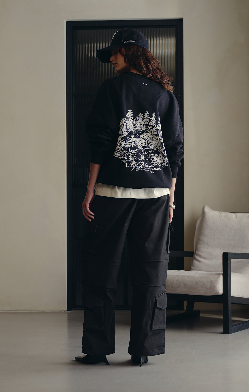 GRAPHITE UTILITY CARGO PANTS