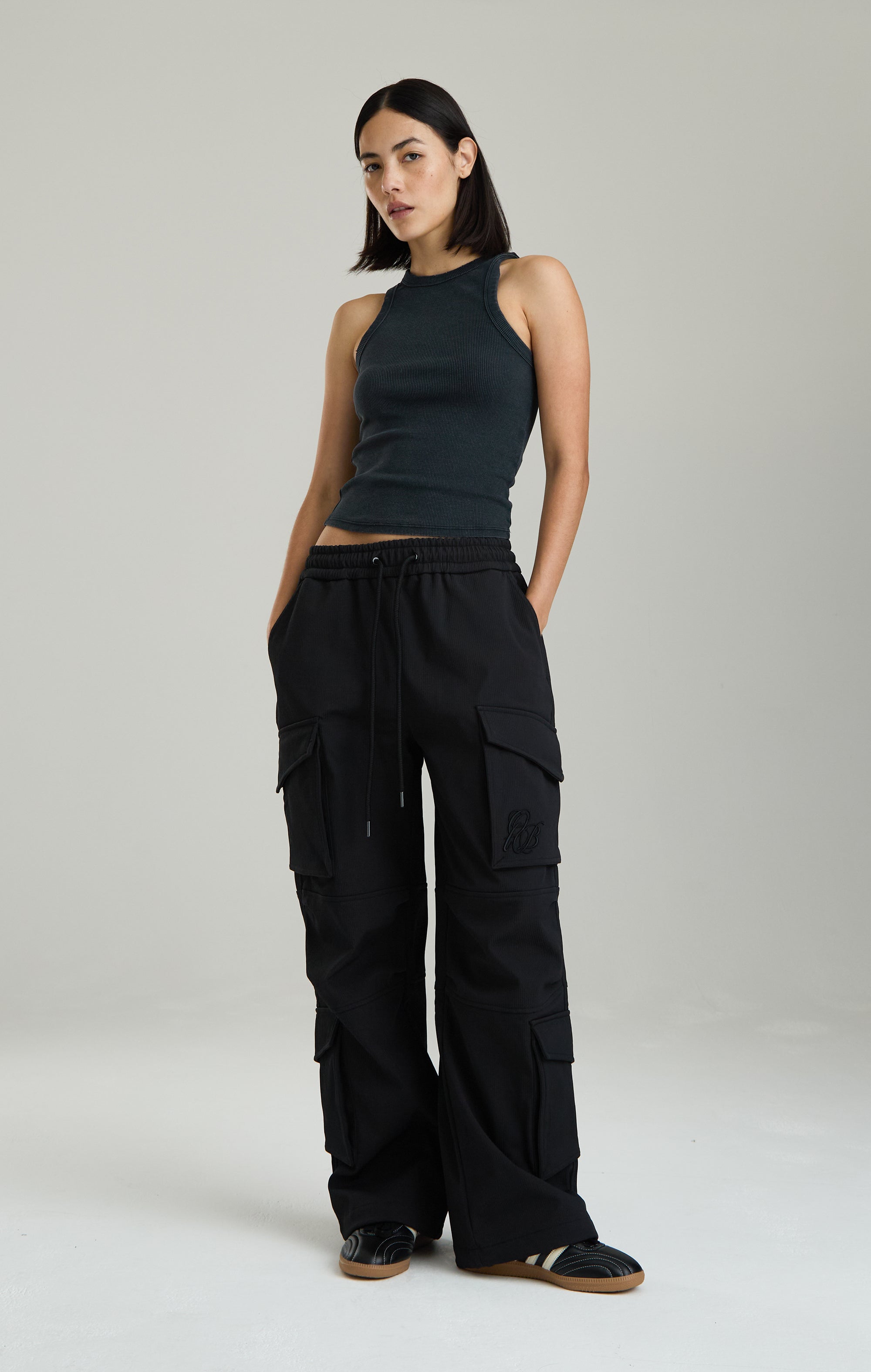 GRAPHITE UTILITY CARGO PANTS