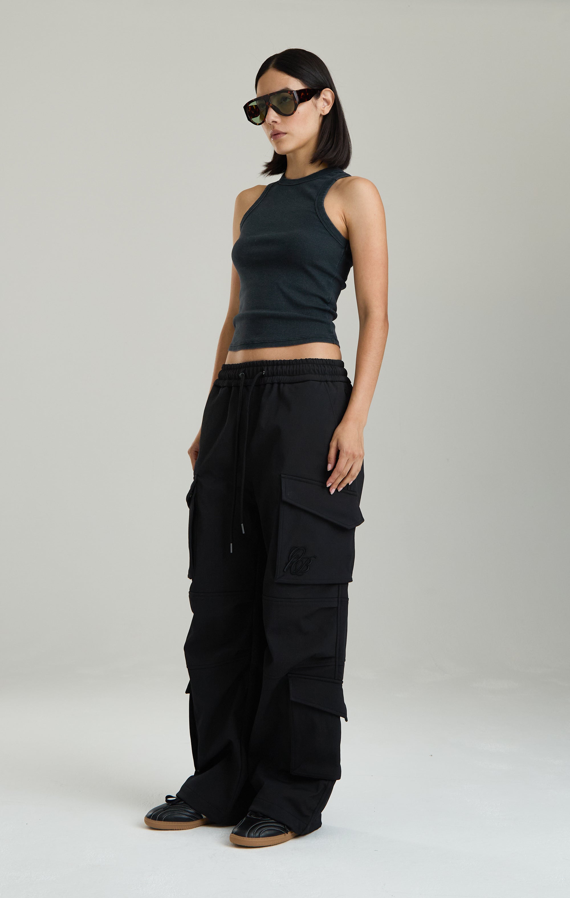 GRAPHITE UTILITY CARGO PANTS