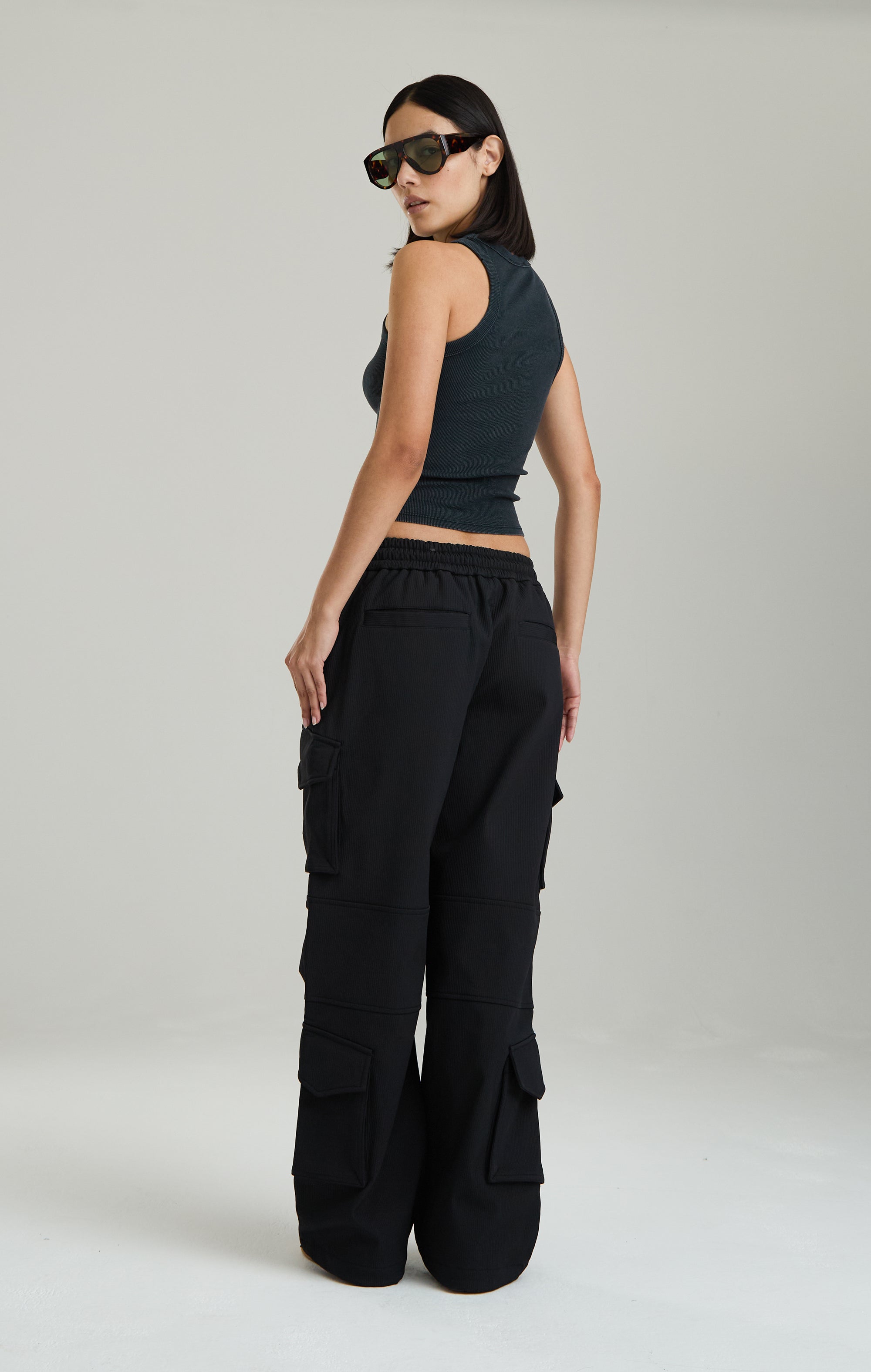 GRAPHITE UTILITY CARGO PANTS