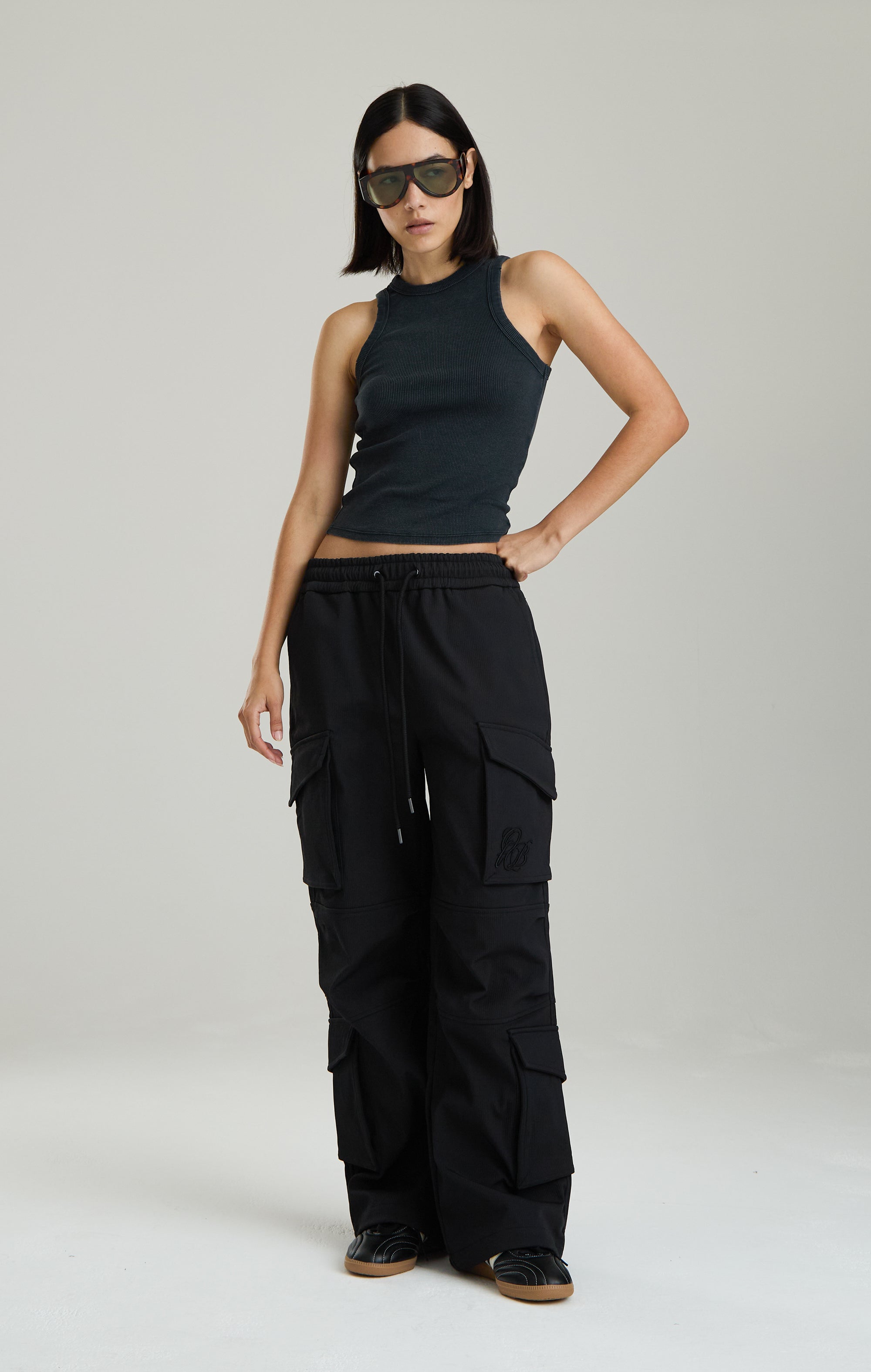 GRAPHITE UTILITY CARGO PANTS