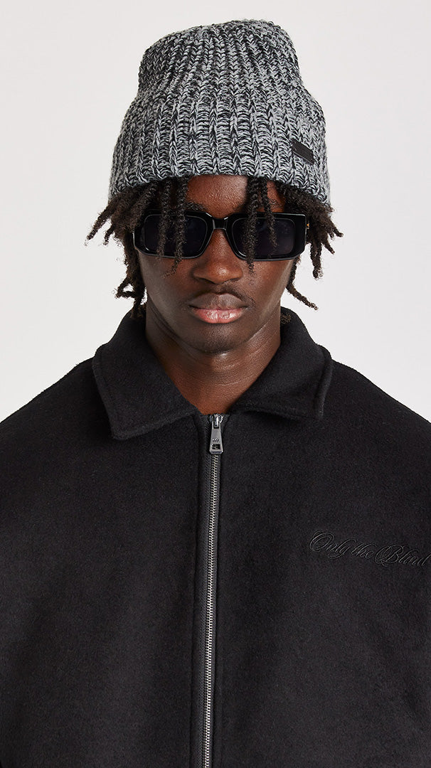 ASPHALT WOVEN BEANIE HAT