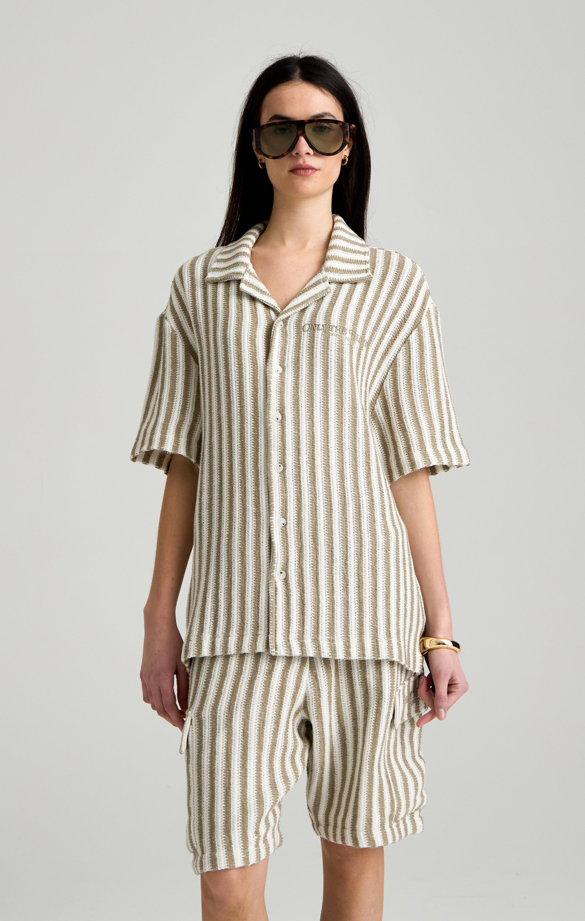 CROCHET RESORT SHIRT