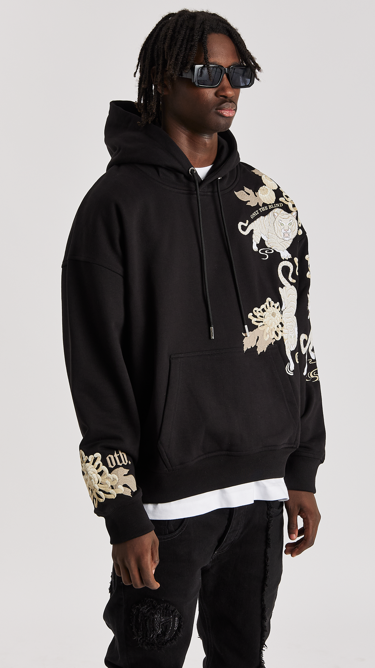 Black Koda Tiger Hoodie