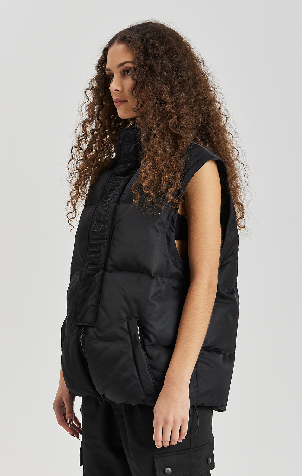 Triple Black Two-In-One Puffer