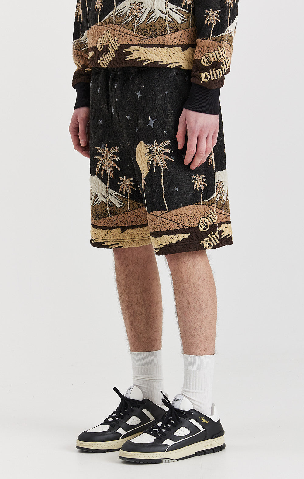 Sepia Mountain Jacquard Shorts