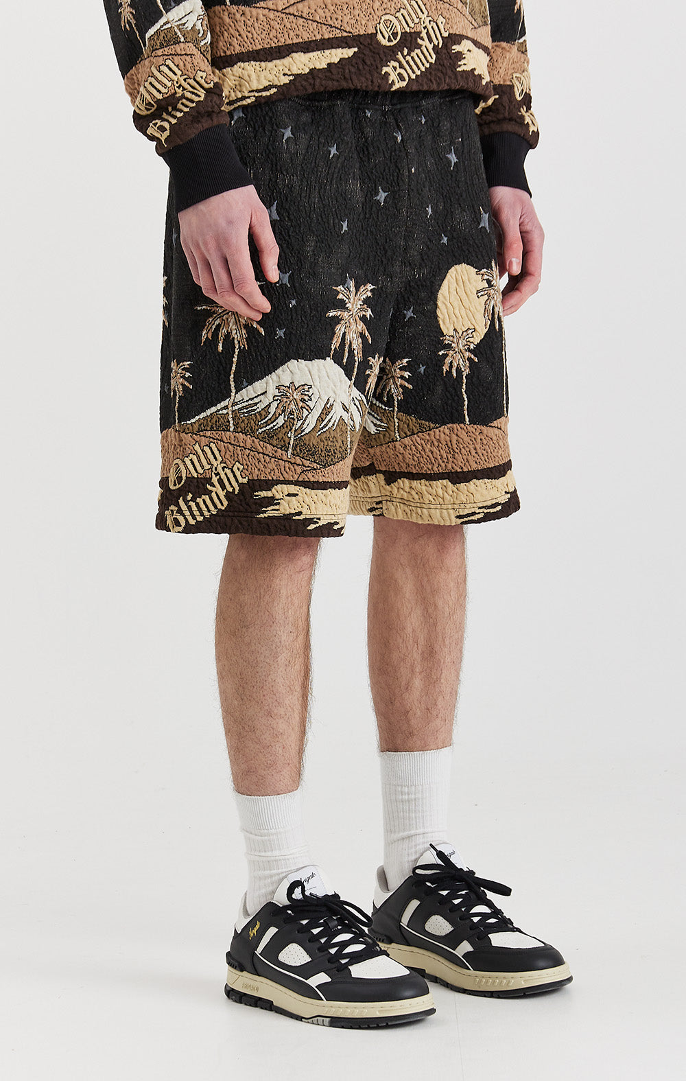 Sepia Mountain Jacquard Shorts