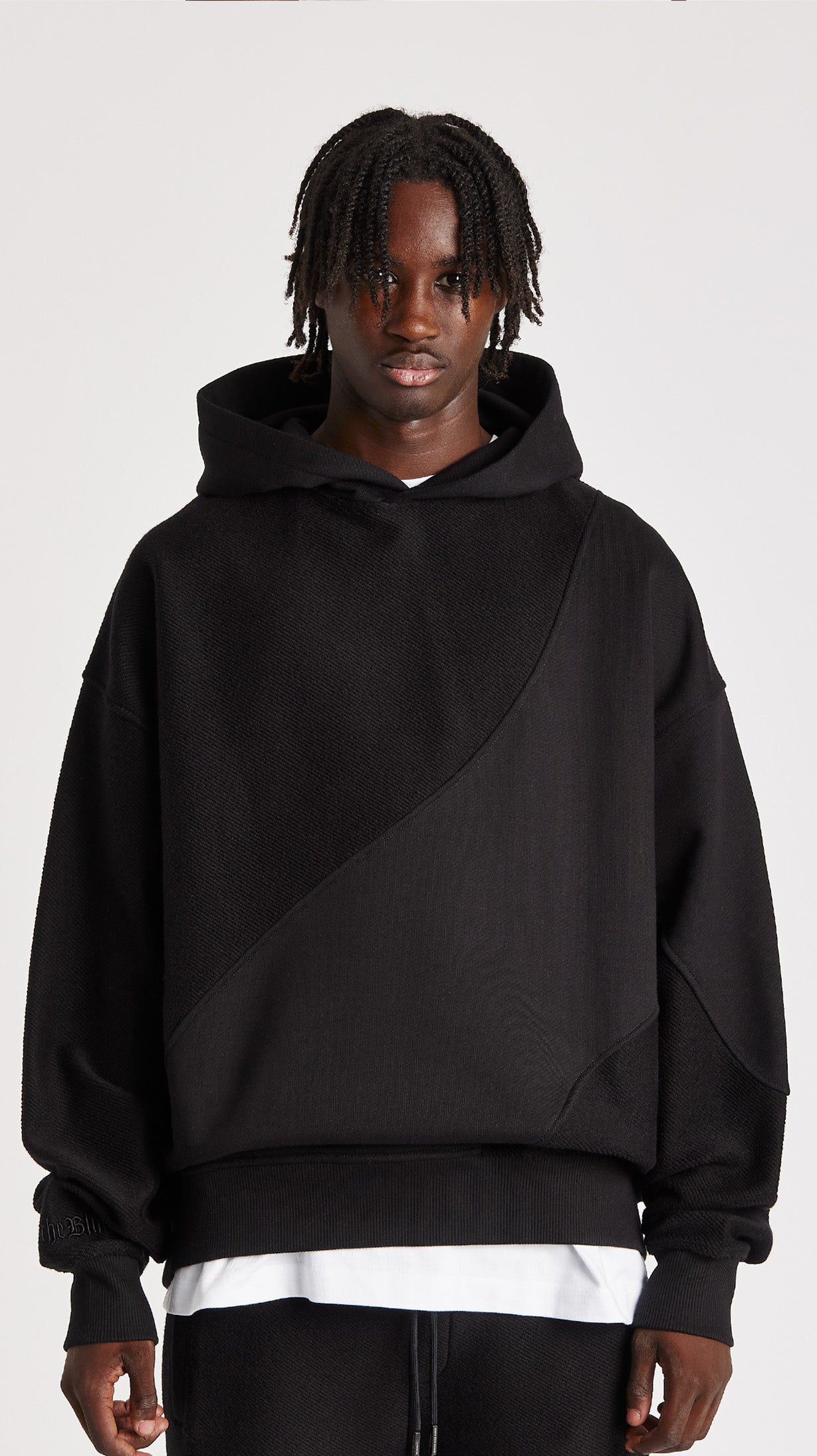 SPLIT CUT AND SEW HOODIE