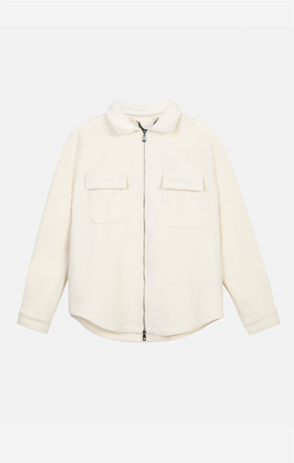 ECRU WOOL SHIRT ONLY THE BLIND