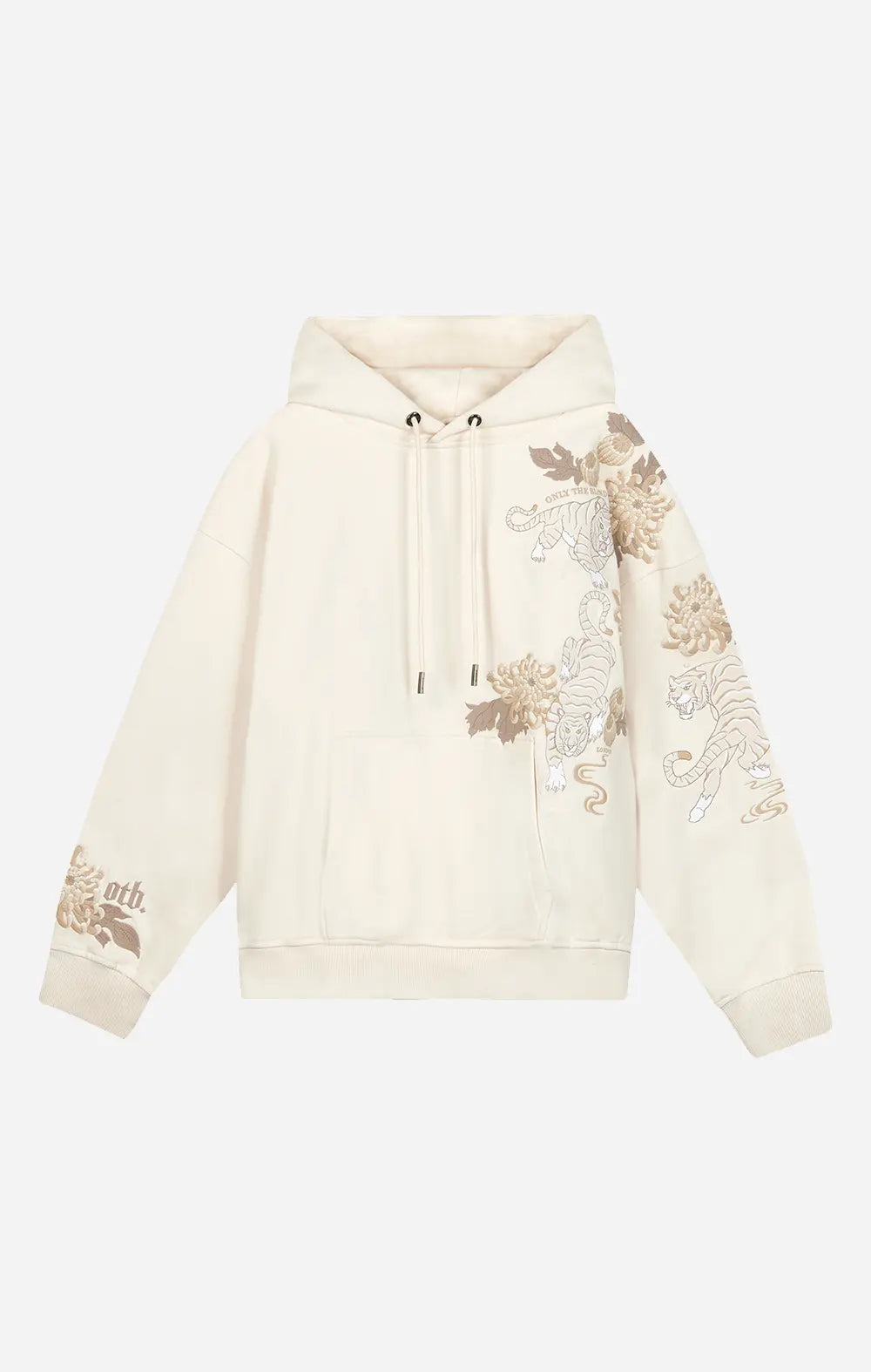 ONLY THE BLIND Sand Koda Tiger Hoodie