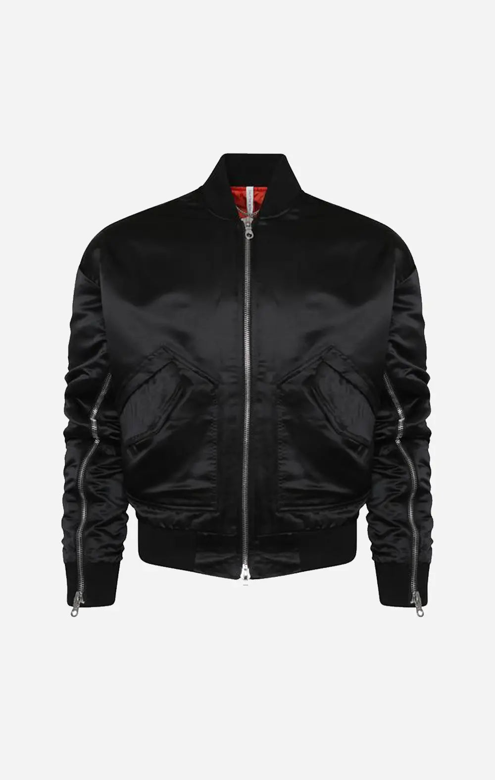 ONLY THE BLIND - Signature Satin Black Bomber