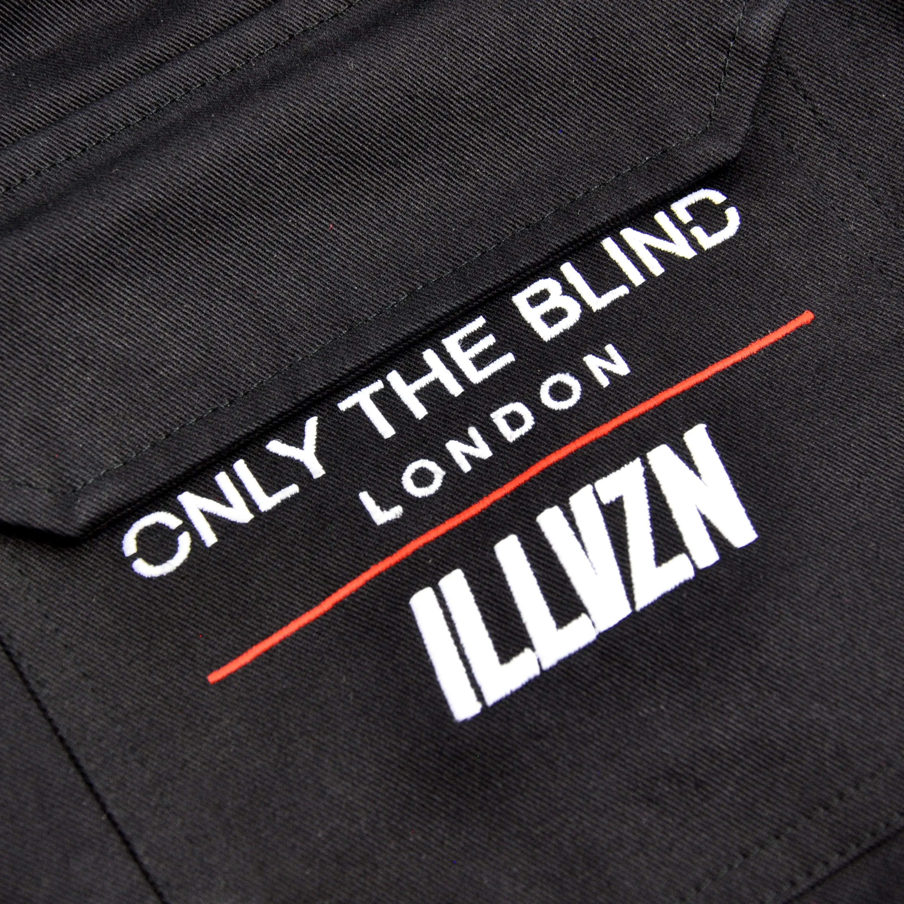 OTB X ILLVZN Triple Black Strapped Cargo Bottoms