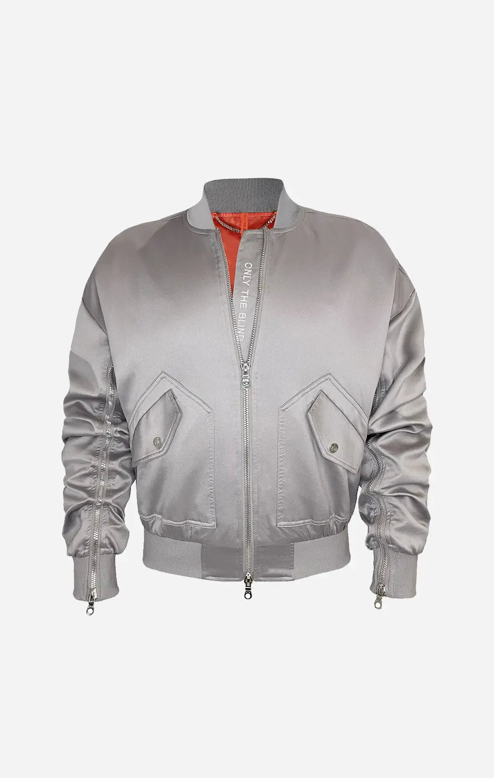 Signature Satin Space Grey Bomber