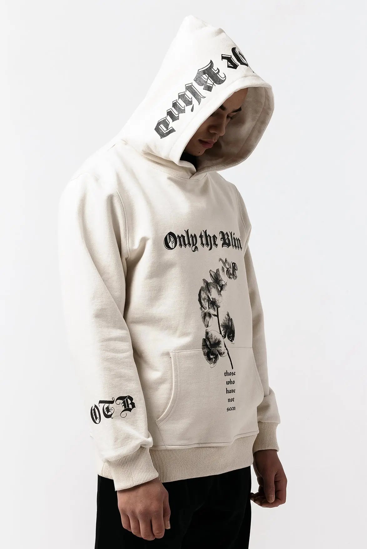 Beige Orchid Sweatshirt - ONLY THE BLIND™
