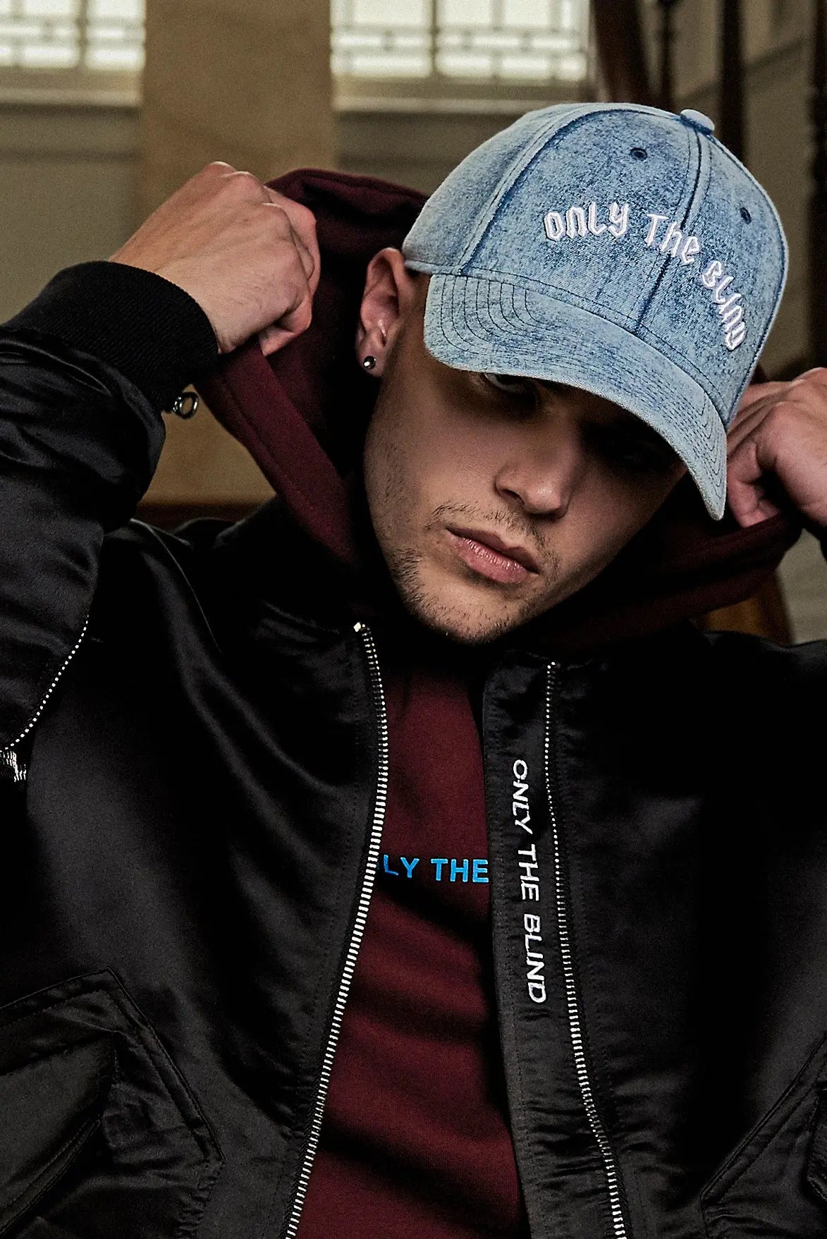 Signature Denim Baseball Cap ONLY THE BLIND