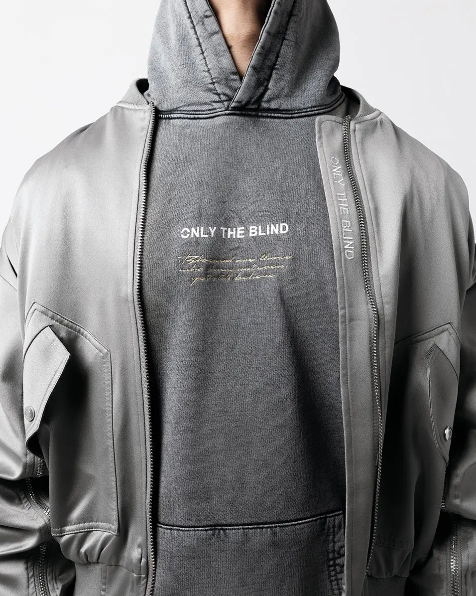 Signature Satin Space Grey Bomber