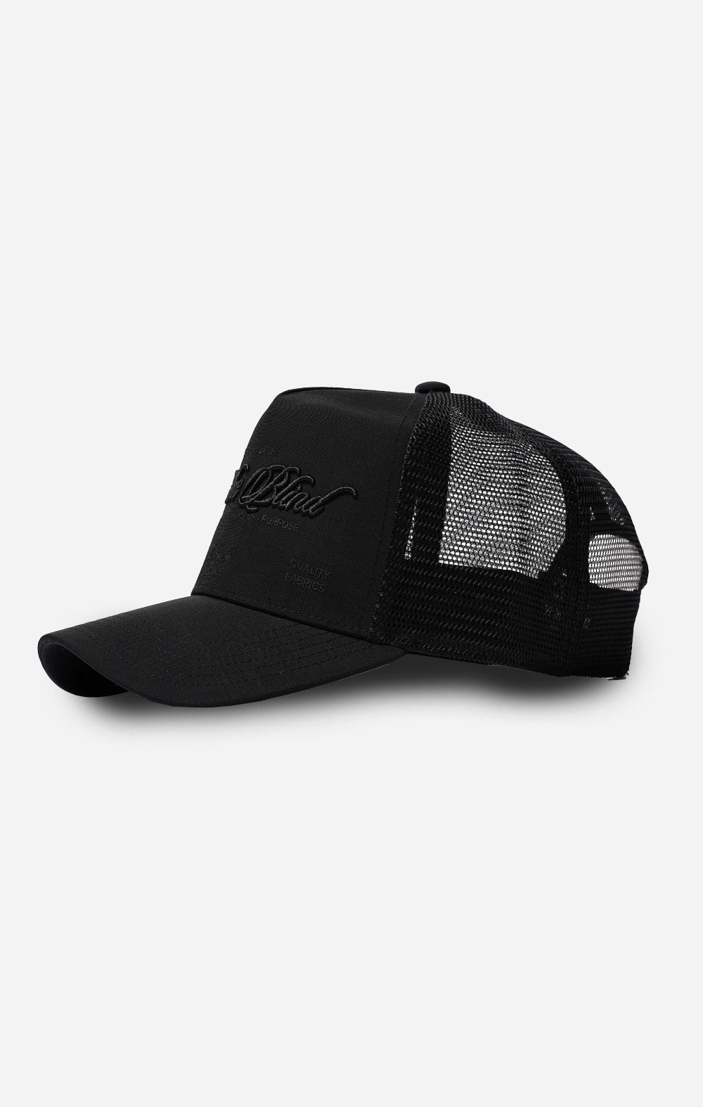 BLACK SPECIALIST TRUCKER CAP