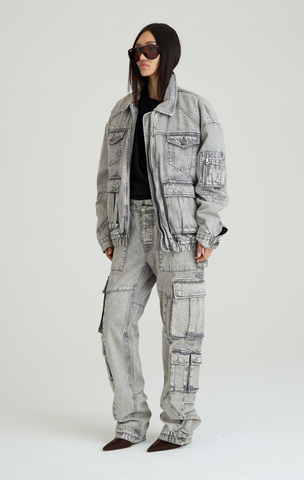 Silver Rock Denim Cargo Jeans