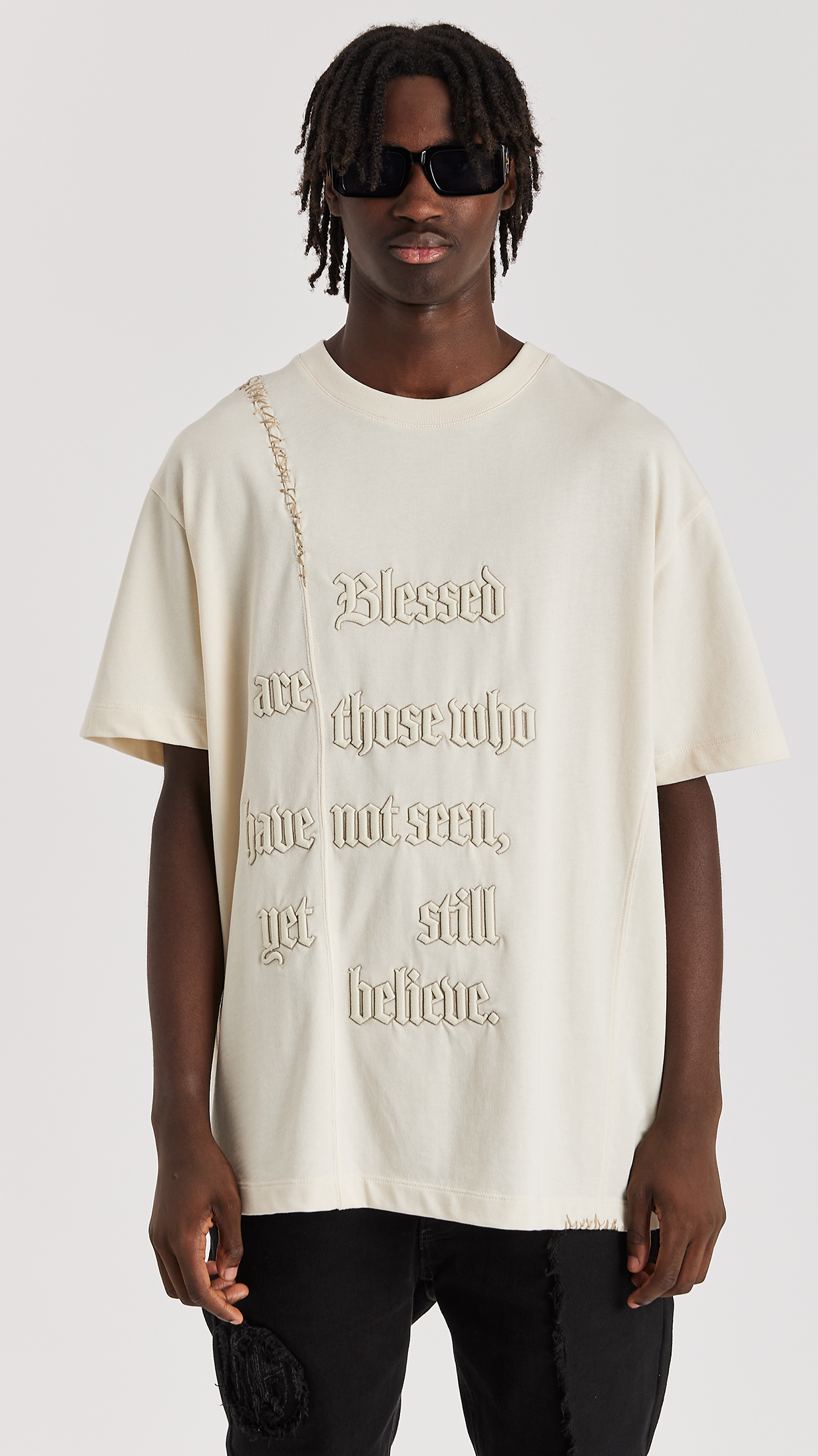 Sand Split Statement T-Shirt