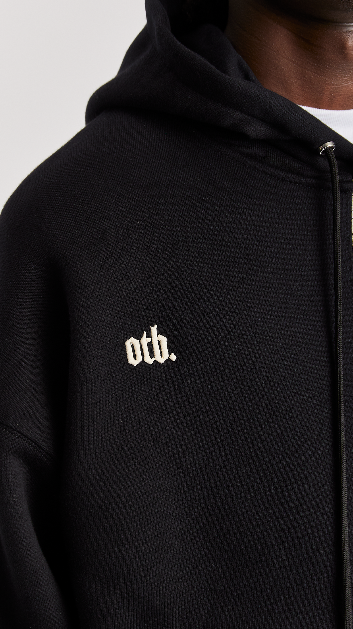 SPLIT JACQUARD HOODIE