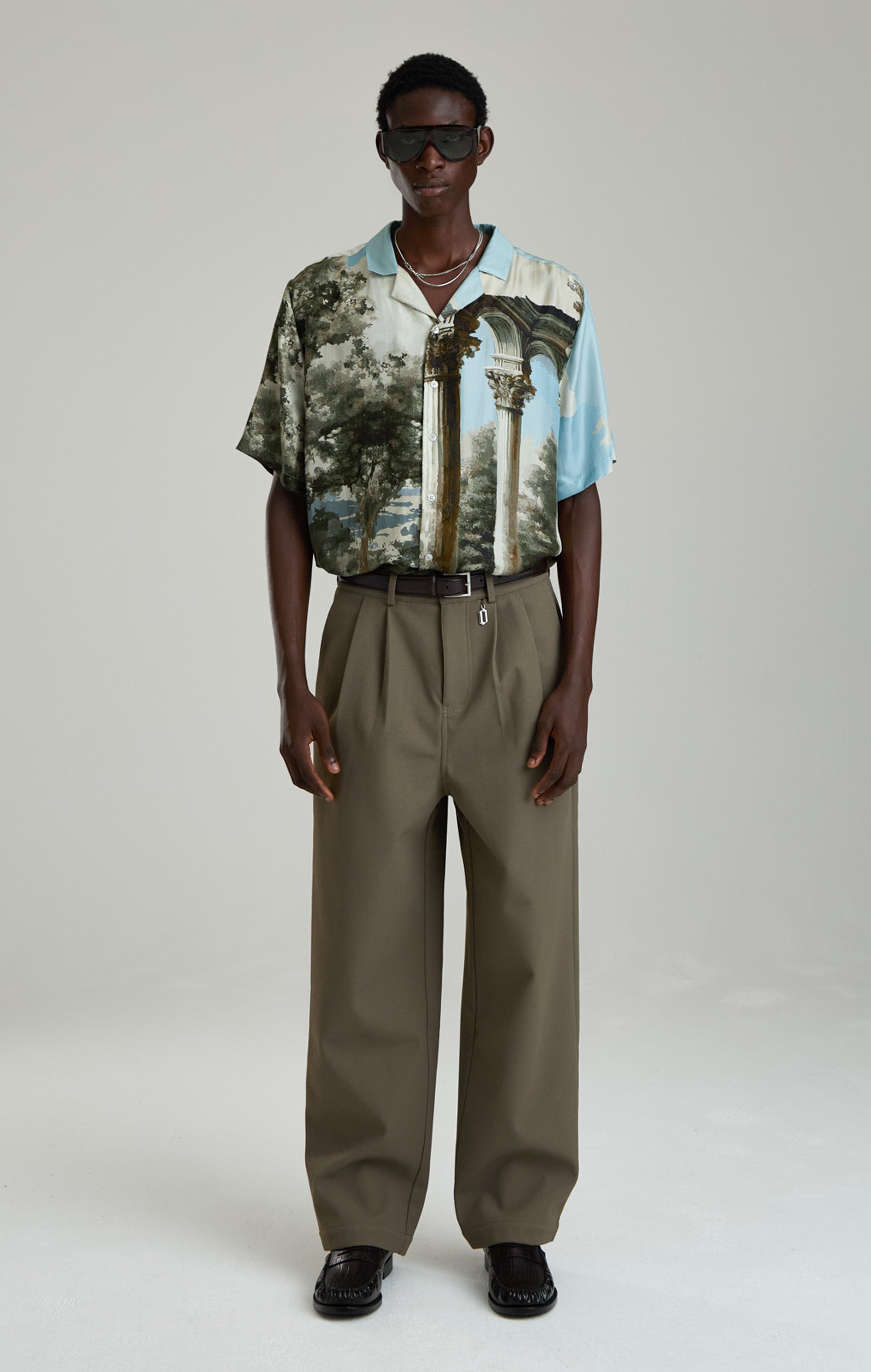 ECHOES OF ANGELS SILK SHIRT