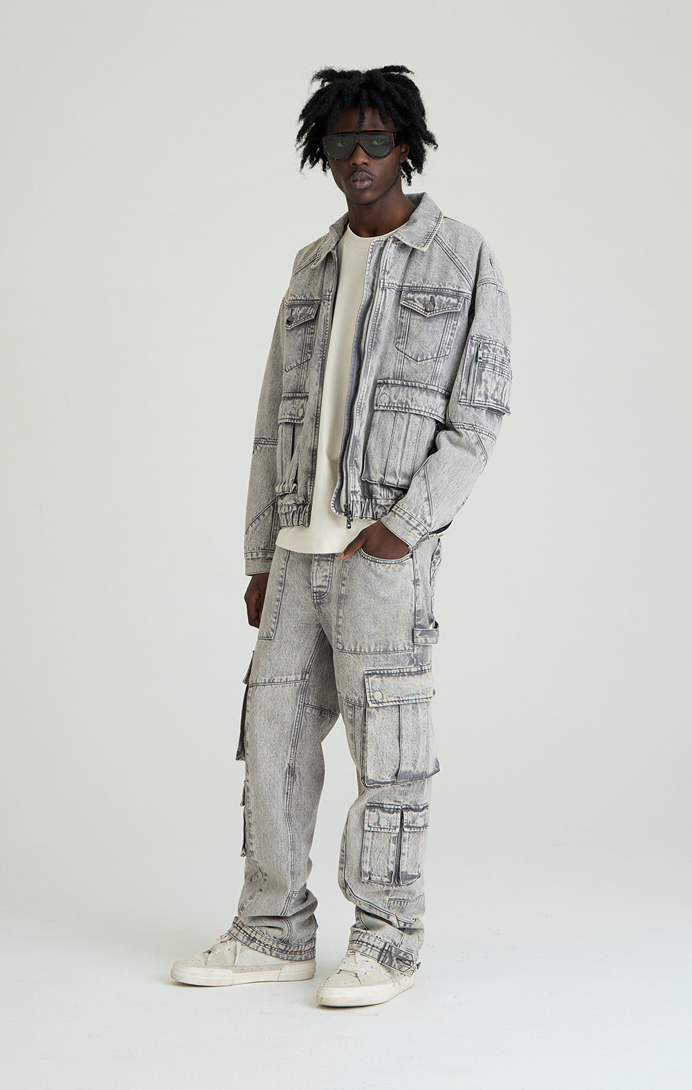 Silver Rock Denim Cargo Jeans