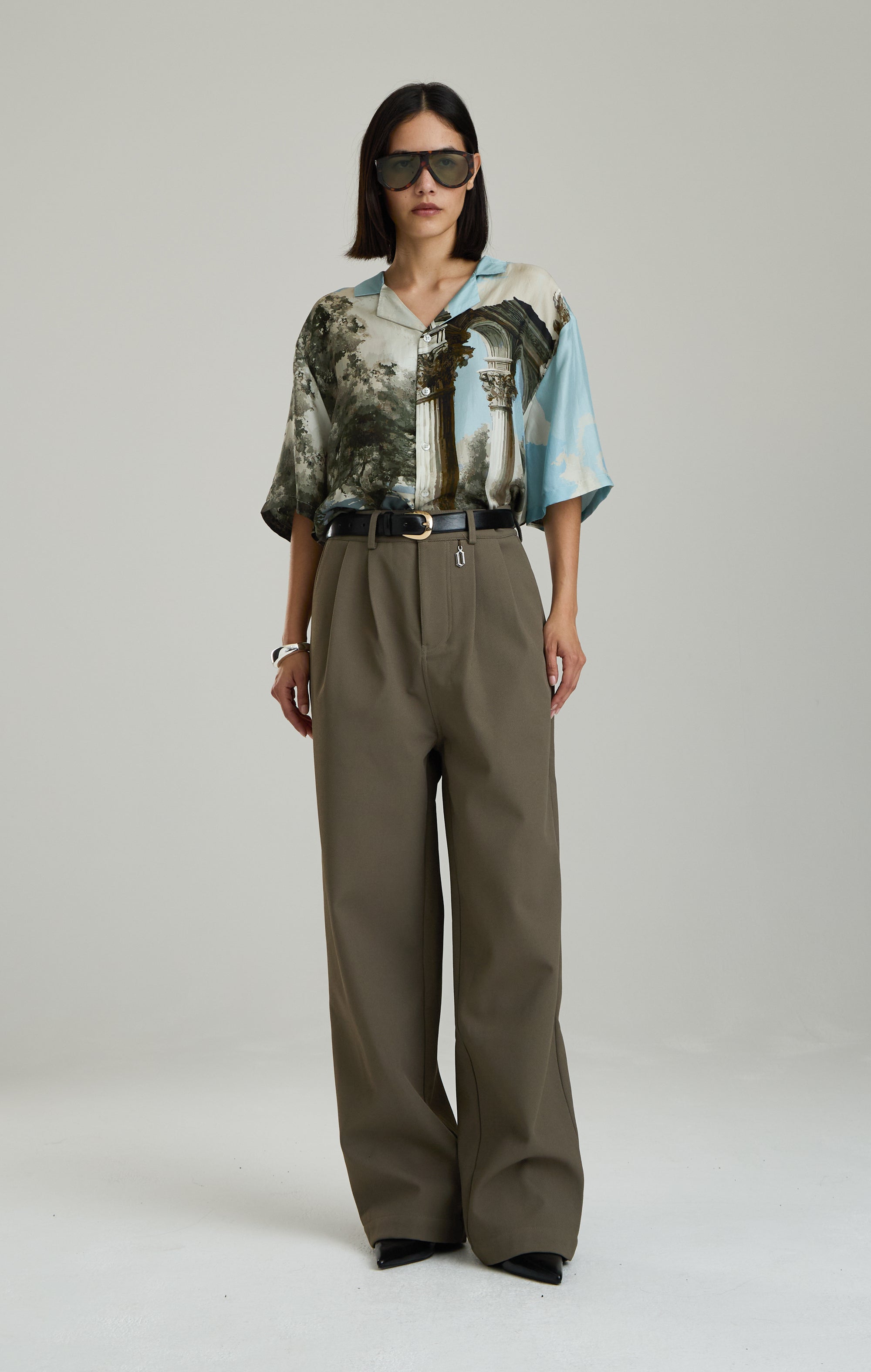 ECHOES OF ANGELS SILK SHIRT
