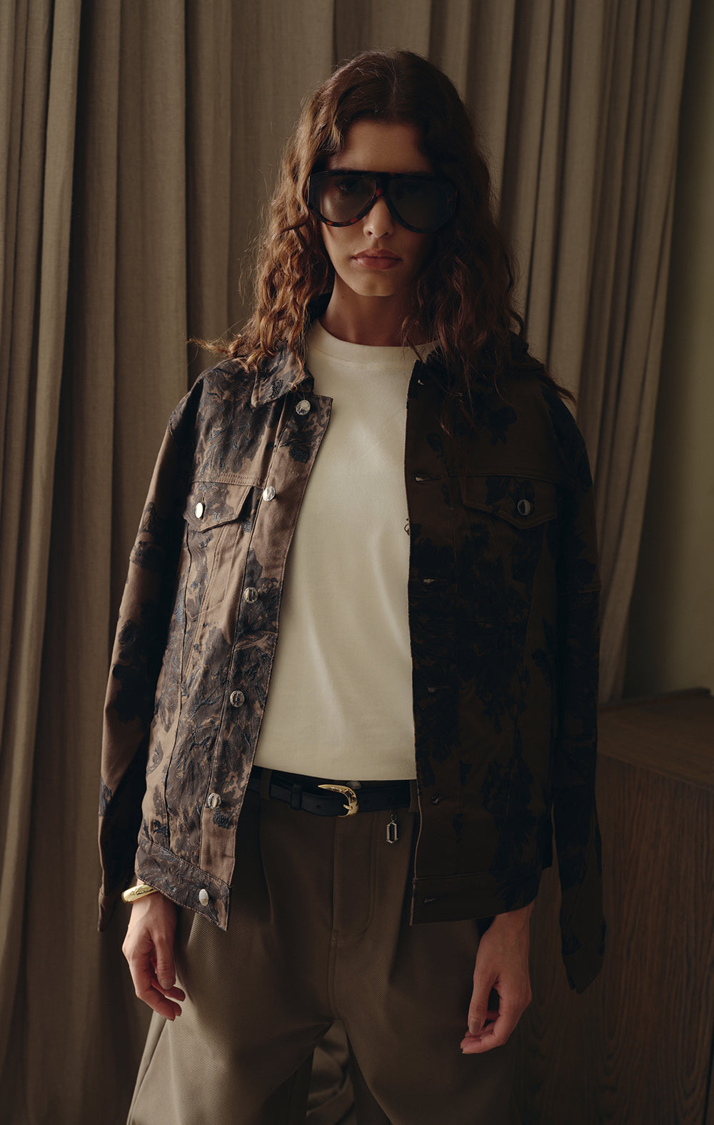 SHADOW BLOSSOM CARPENTER JACKET