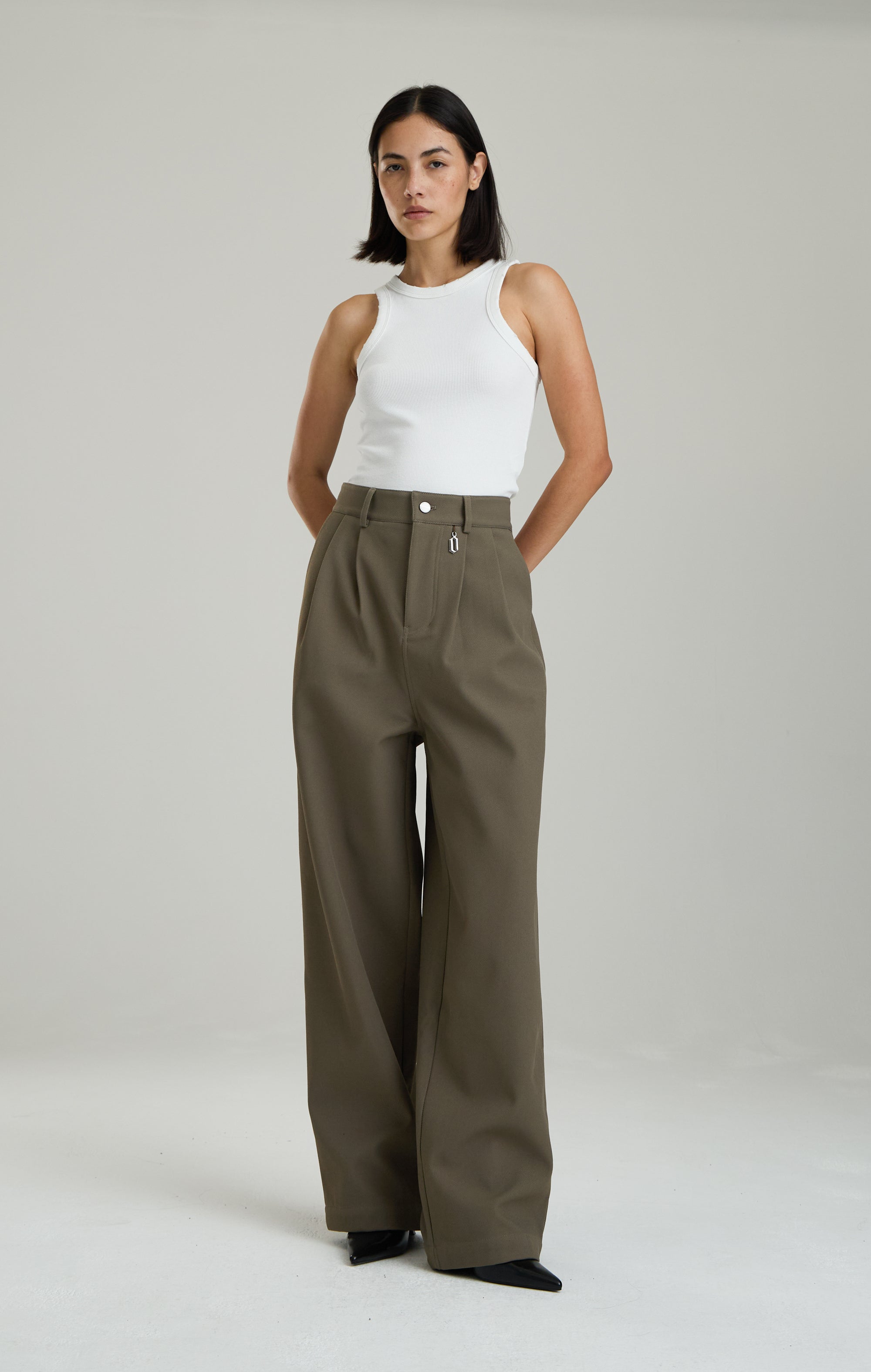 TWILL CITY TAILORED PANTS