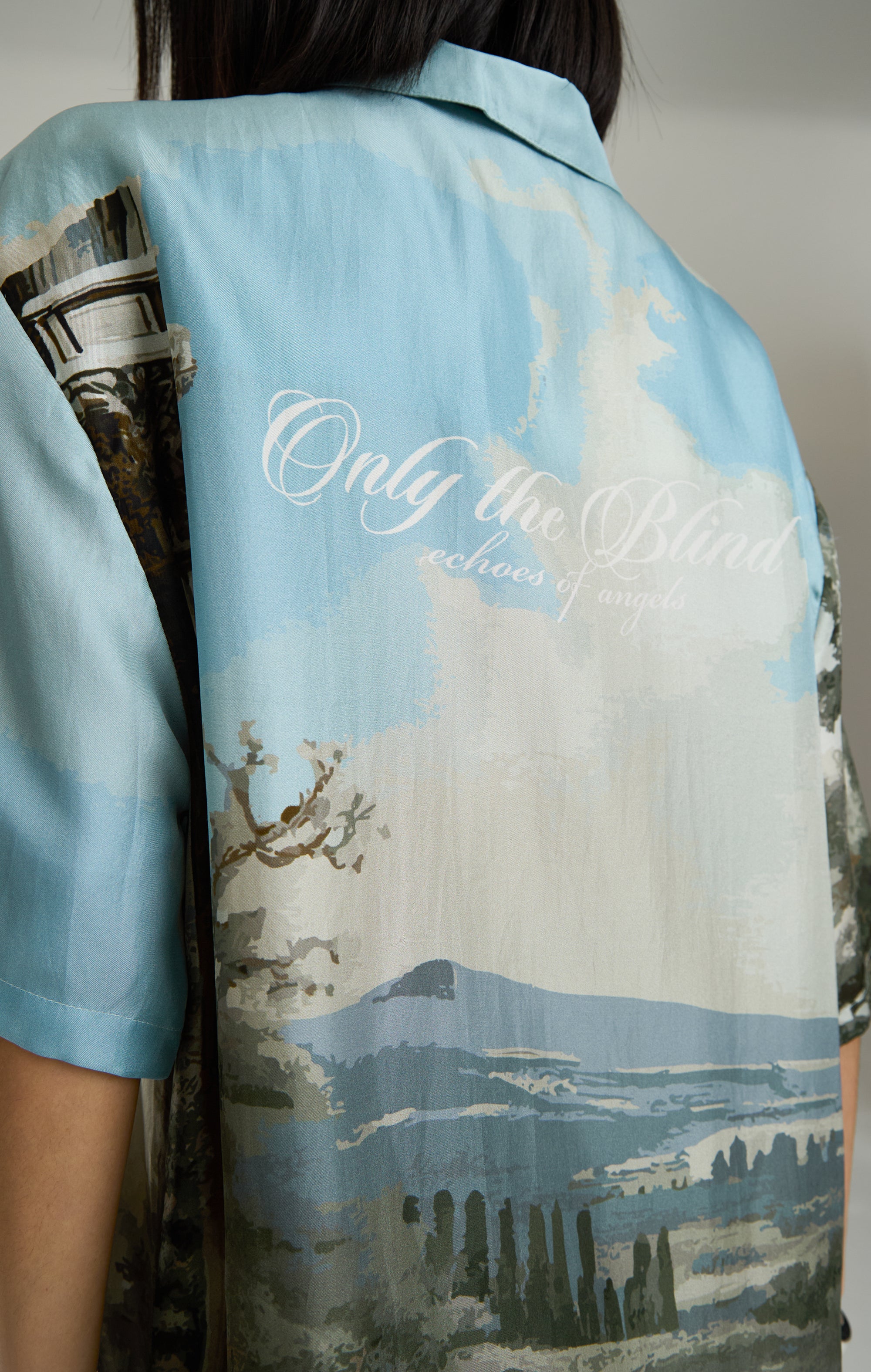 ECHOES OF ANGELS SILK SHIRT