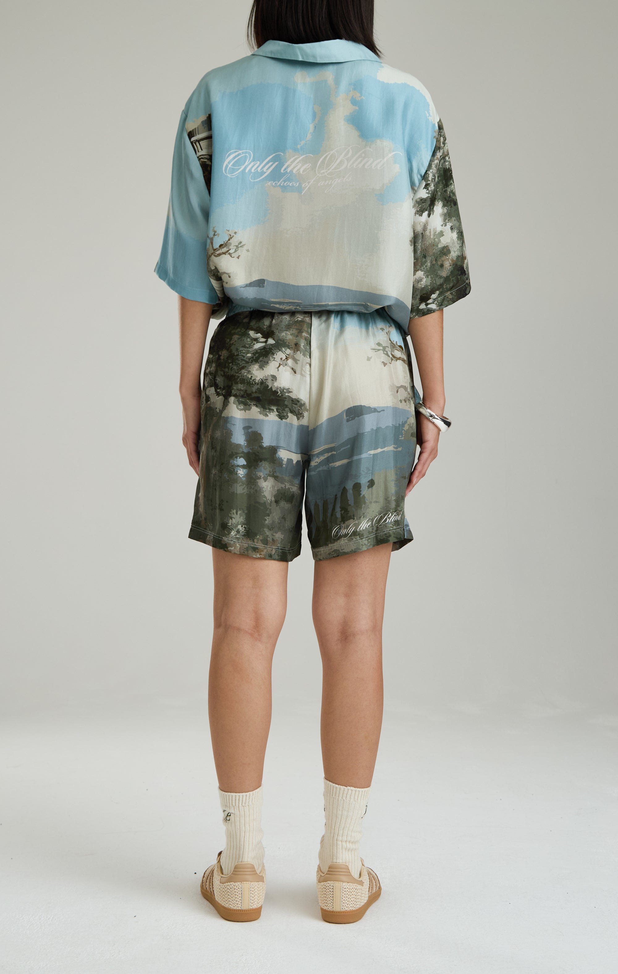 ECHOES OF ANGELS SILK SHORTS