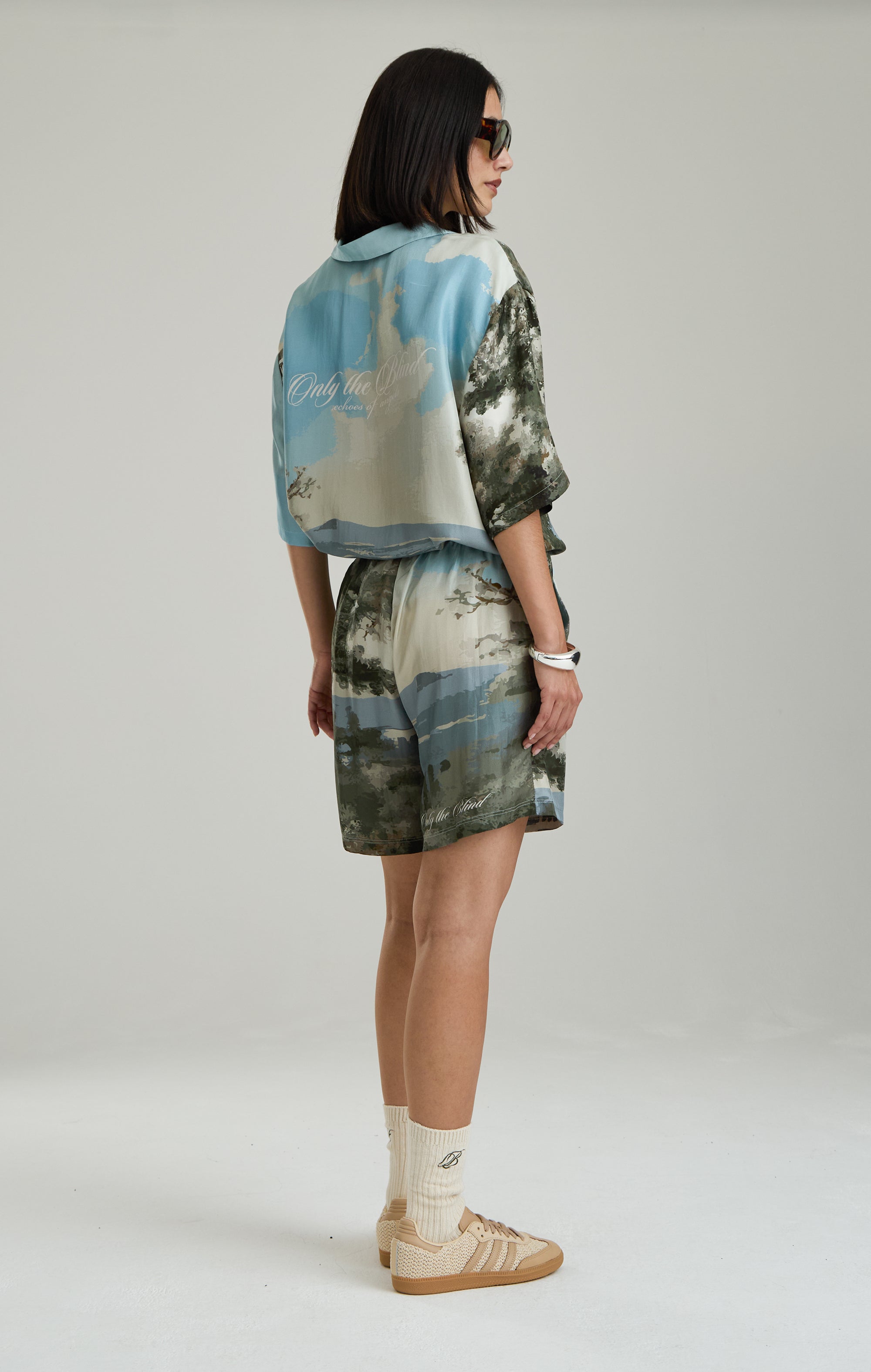 ECHOES OF ANGELS SILK SHORTS