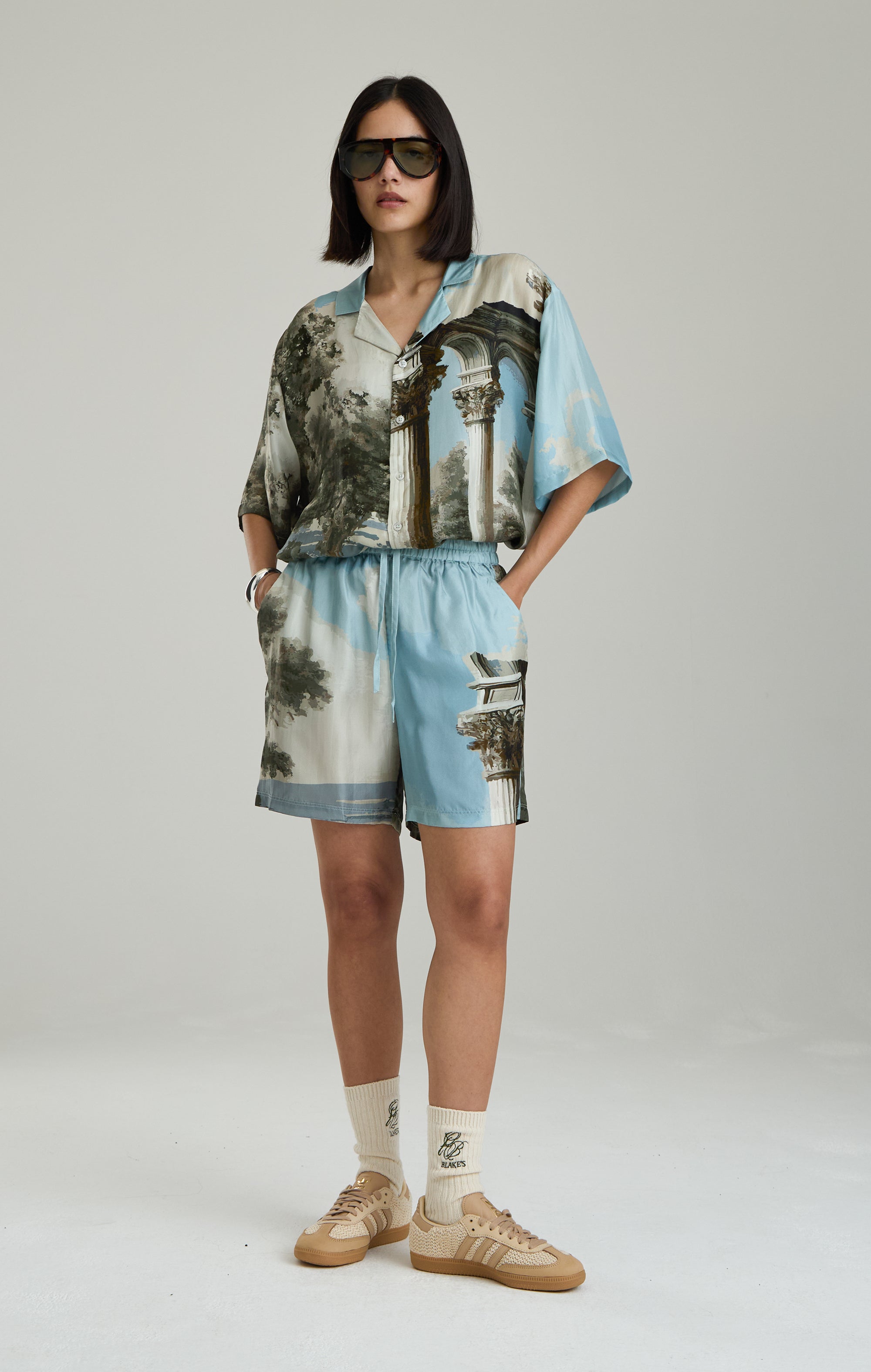 ECHOES OF ANGELS SILK SHIRT
