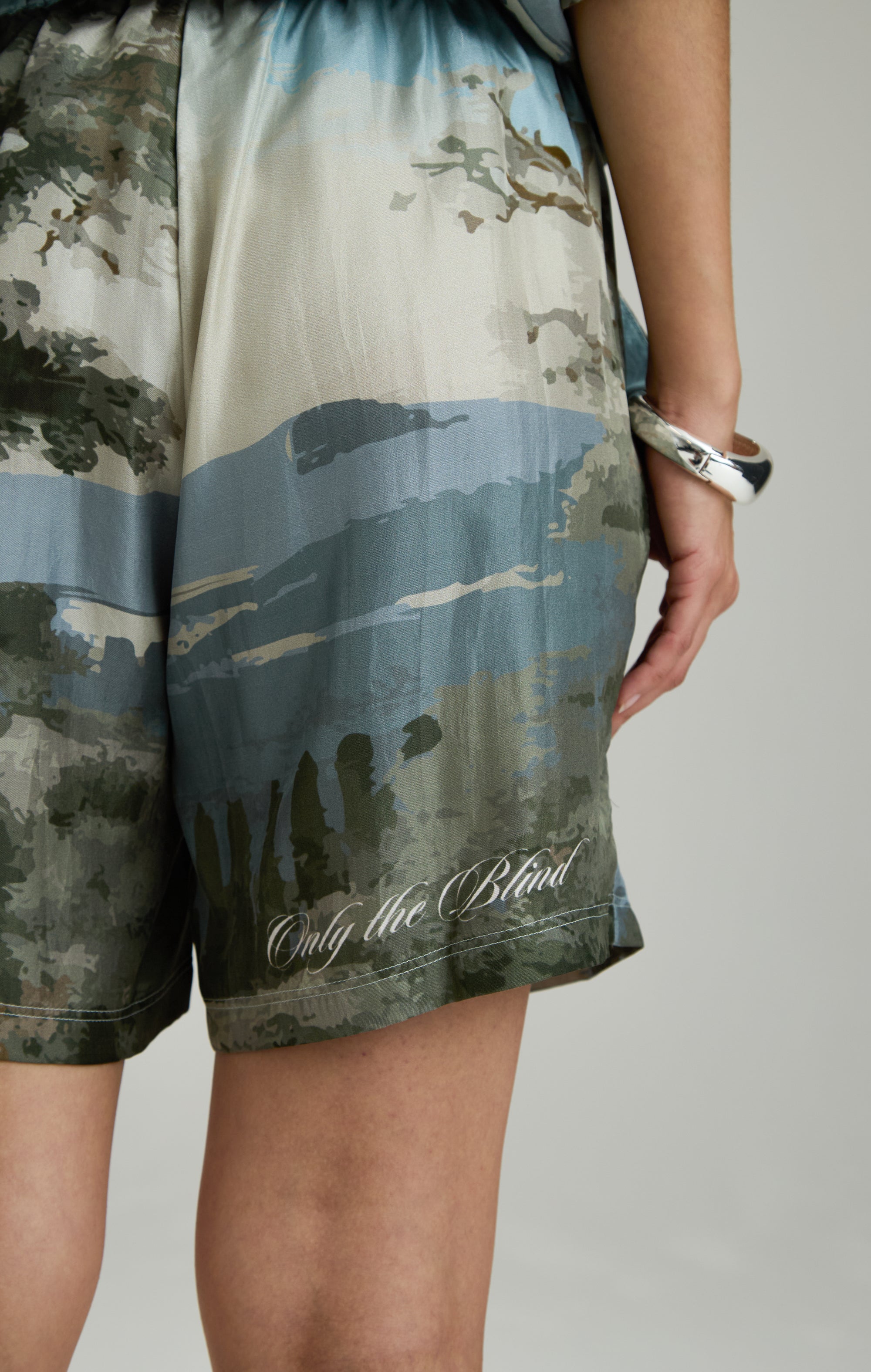 ECHOES OF ANGELS SILK SHORTS