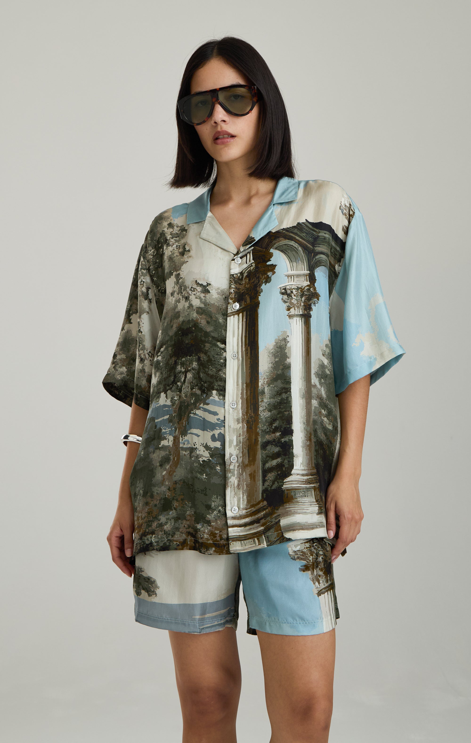 ECHOES OF ANGELS SILK SHIRT