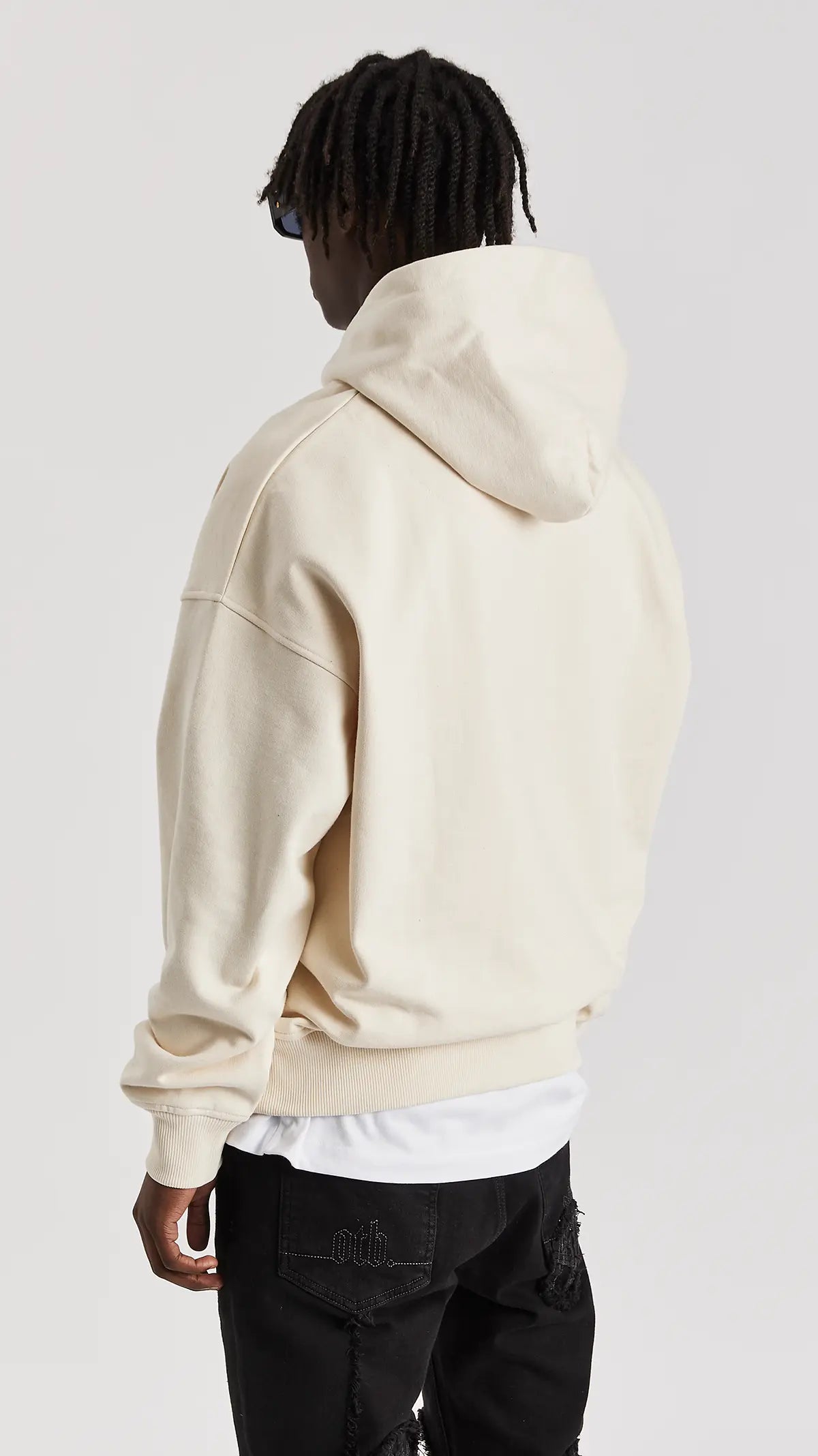 Beige Heron Hoodie