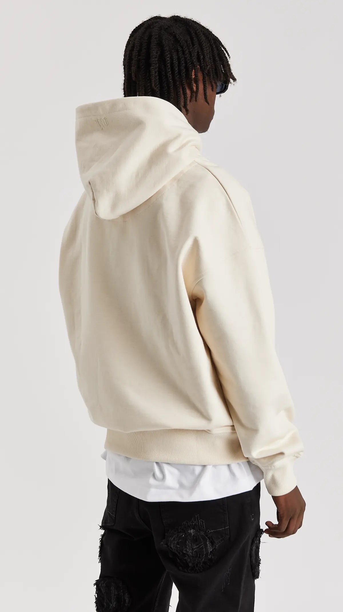 BEIGE HERON HOODIE