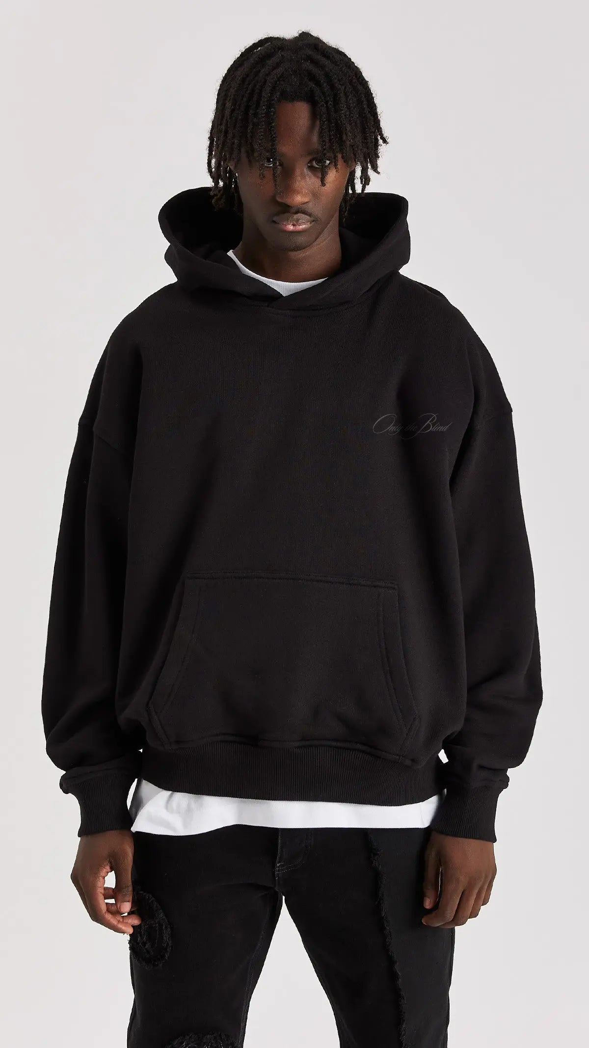 Phantom Black Essential Hoodie - ONLY THE BLIND™