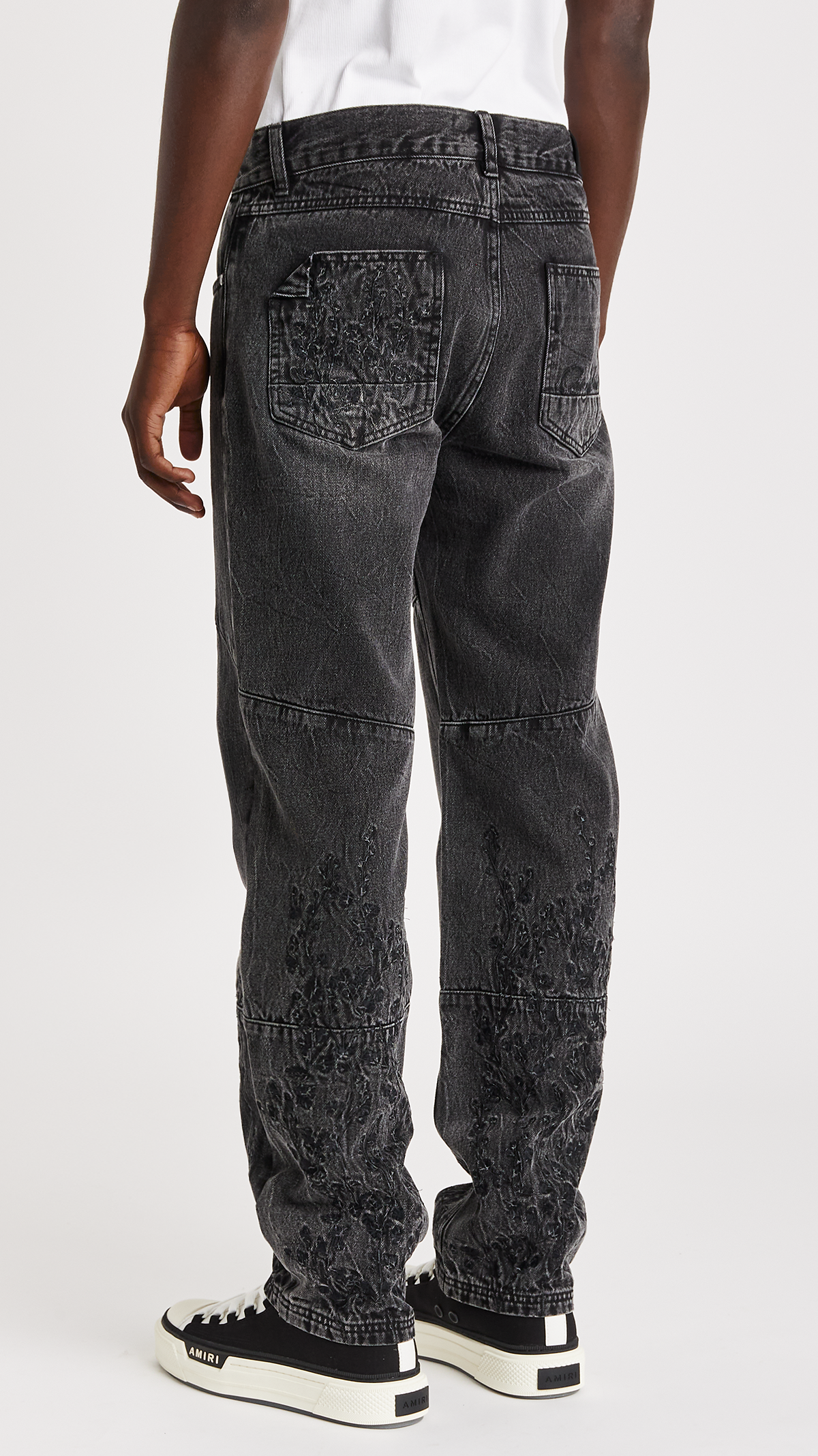 FLORAL NIGHT DENIM JEANS - ONLY THE BLIND™
