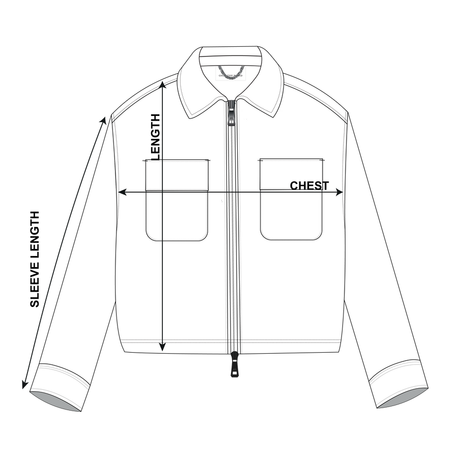 How to measure: Club Blanche Jacket · SS26