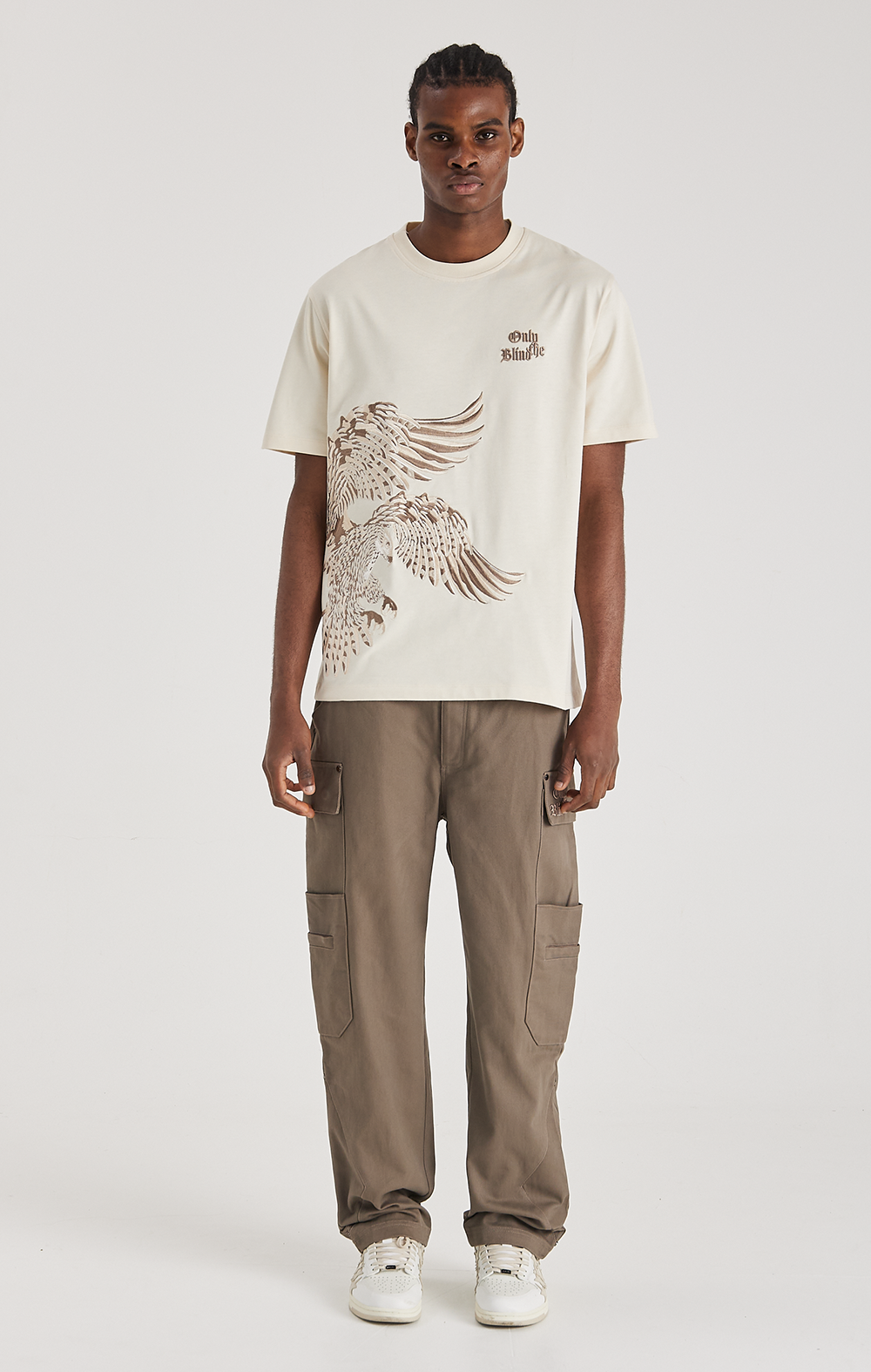 UNDYED FALCON T-SHIRT - ONLY THE BLIND™