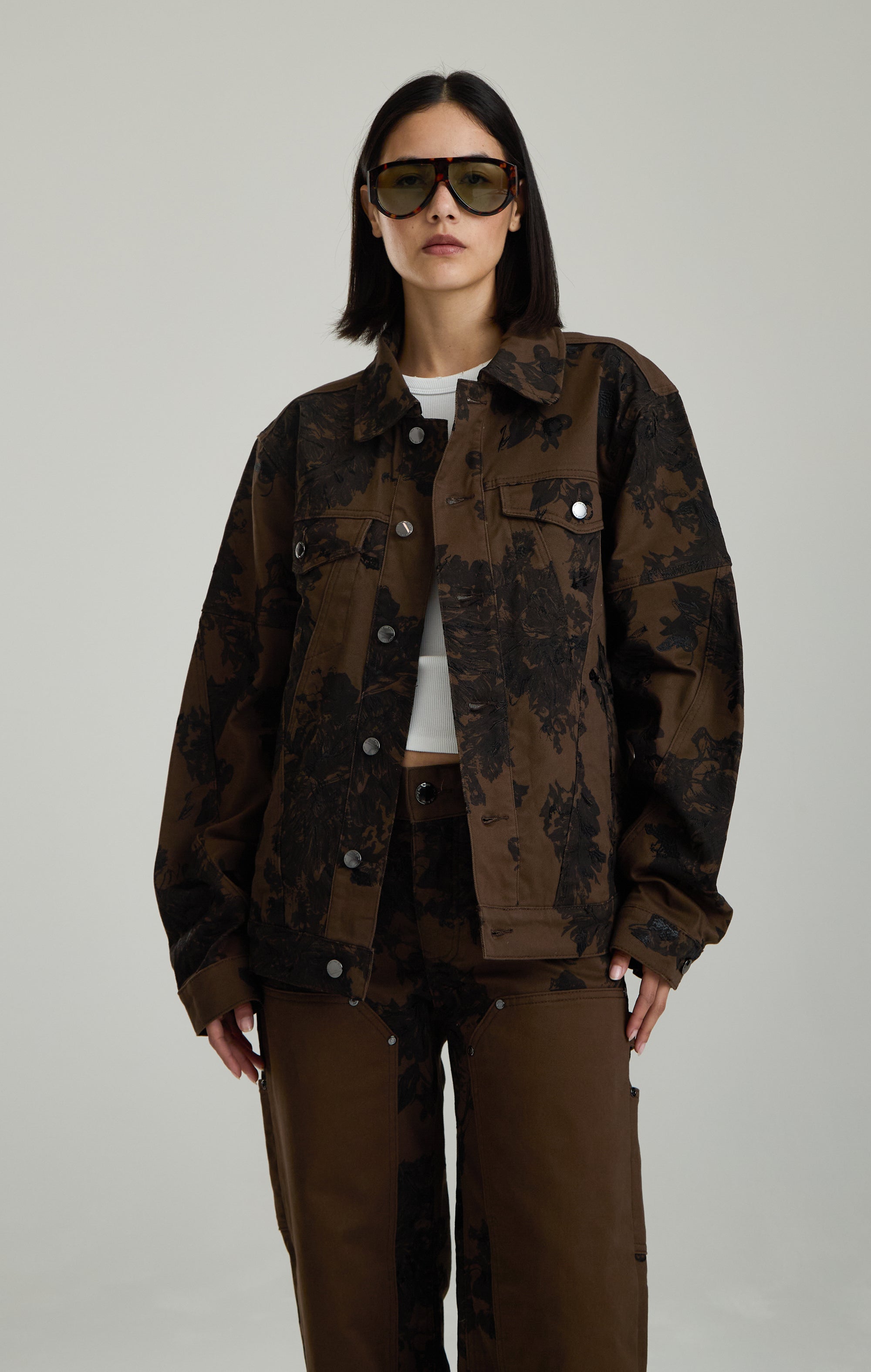 SHADOW BLOSSOM CARPENTER JACKET